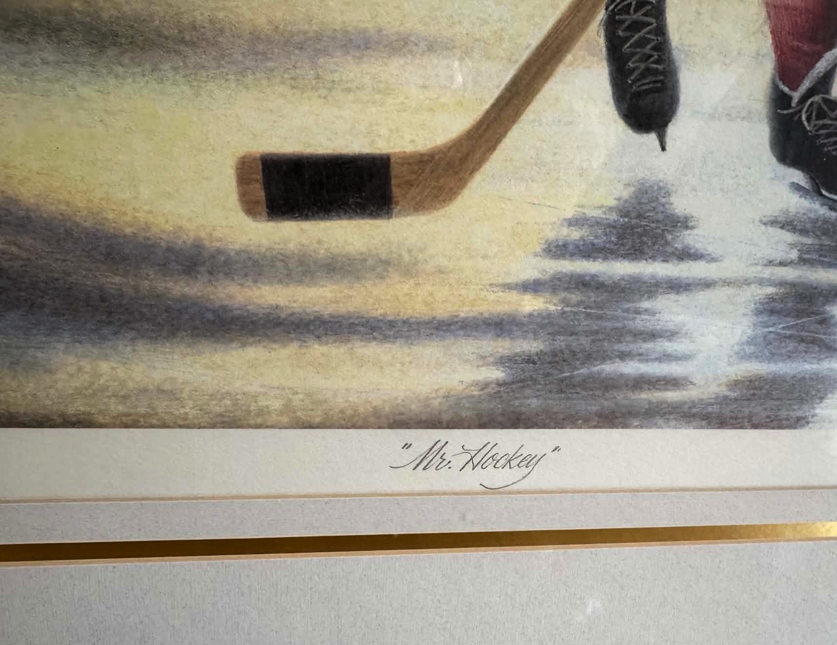 James Lumbers "Mr. Hockey" (Gordie Howe) Limited Edition Print - photo 4