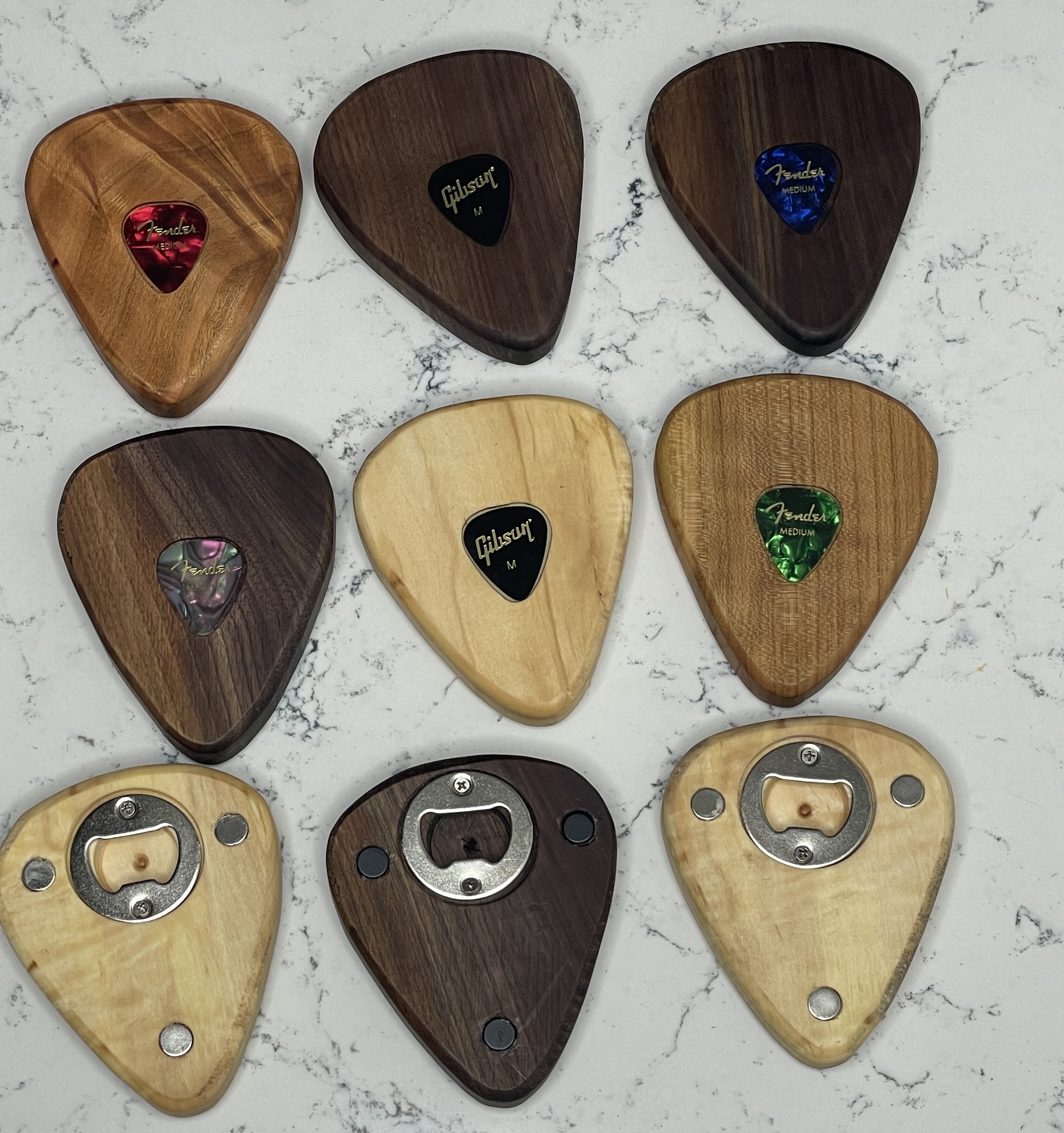 Guitar Pick Bottle Openers/Fridge Magnets