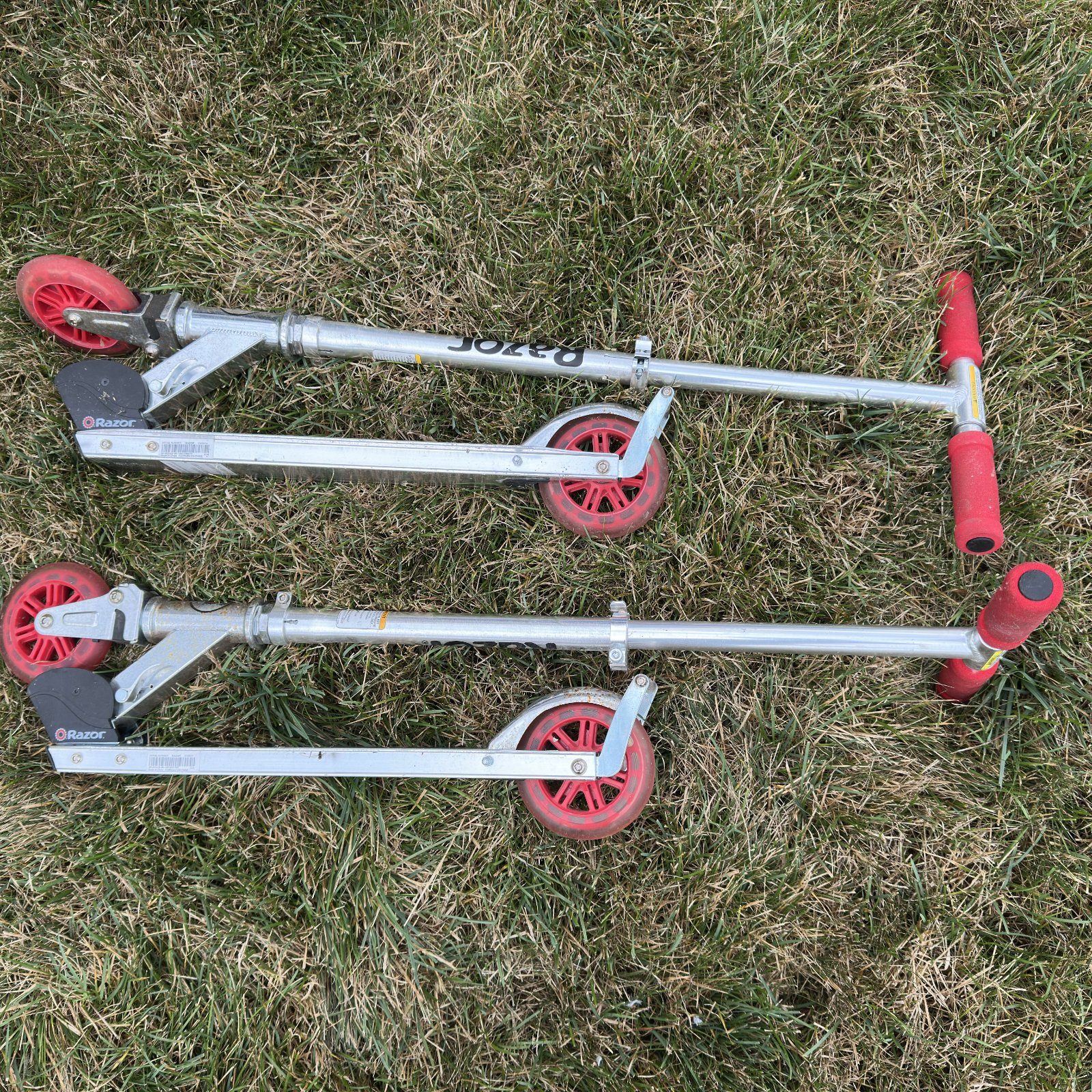 TWO Razor Kick Scooters