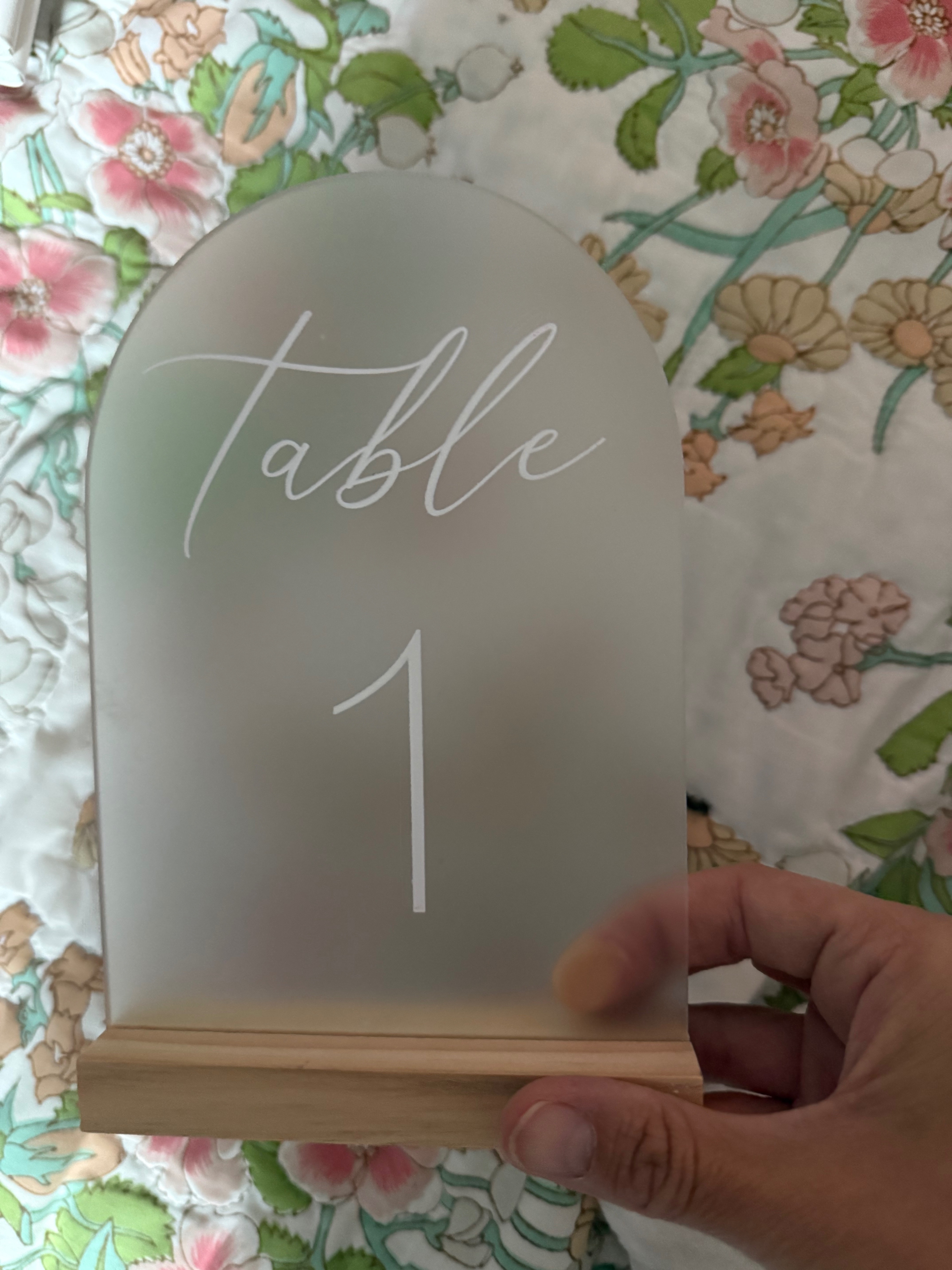 Table Numbers 1-15