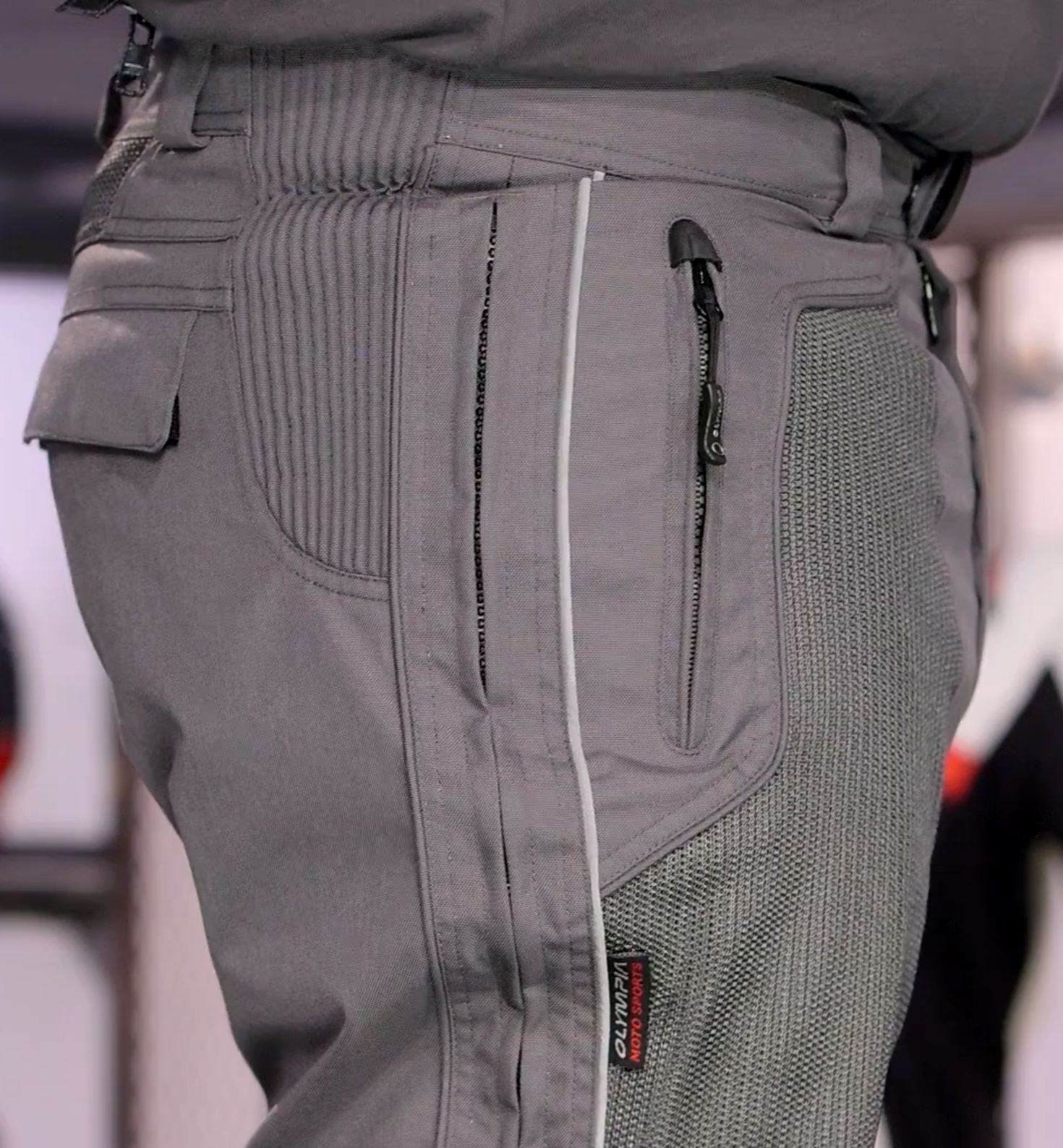 OLYMPIA AIRGLIDE 4 MESH MOTORCYCLE PANTS SIZE 42 - LIKE NEW - photo 5