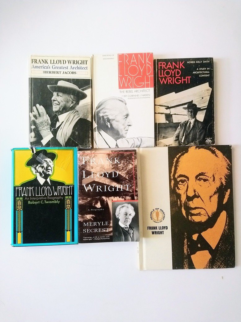 Frank Lloyd Wright books!!