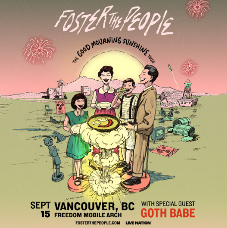 Foster The People-Sept 15-Freedom Mobile Arch *BELOW FACE VALUE*