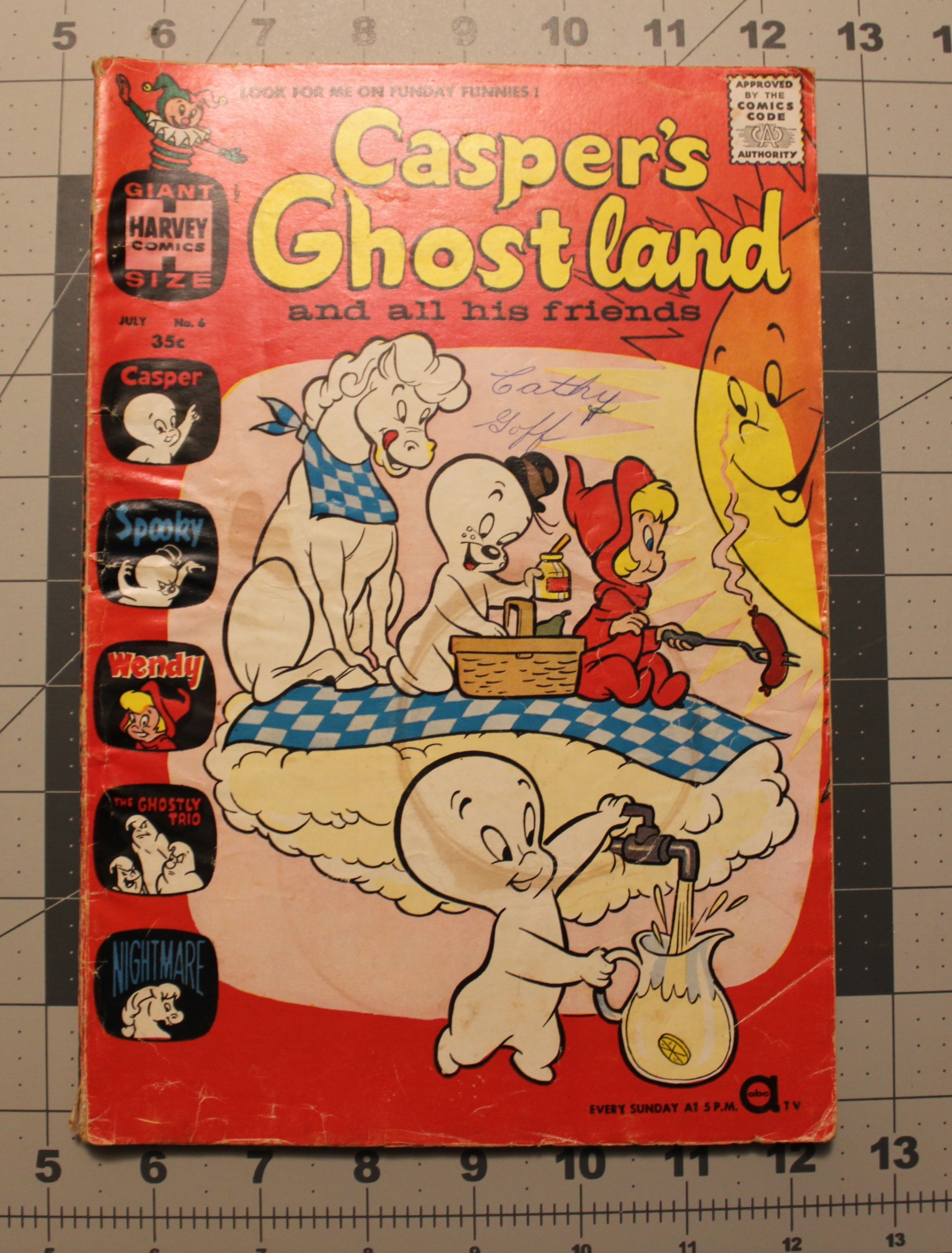 Casper’s Ghostland #6 Harvey Comics July 1960 Canadian Variant