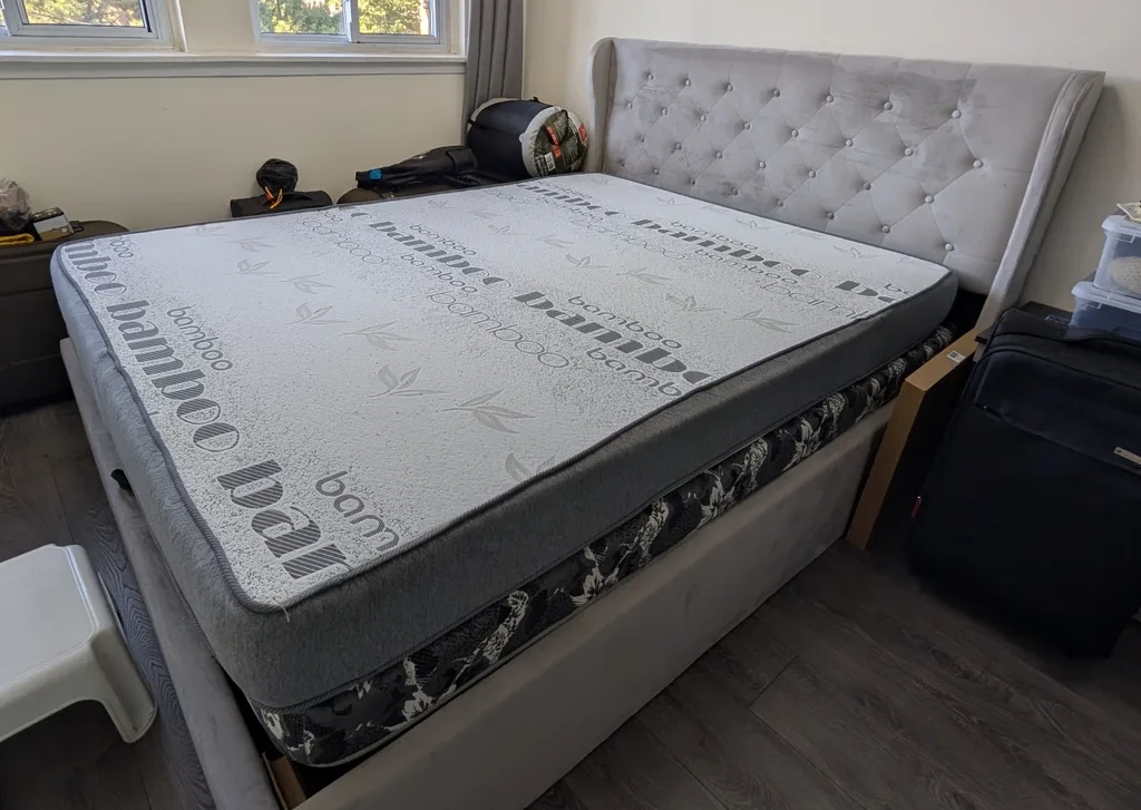 Mattress Queen Size Bamboo $110 - photo 4