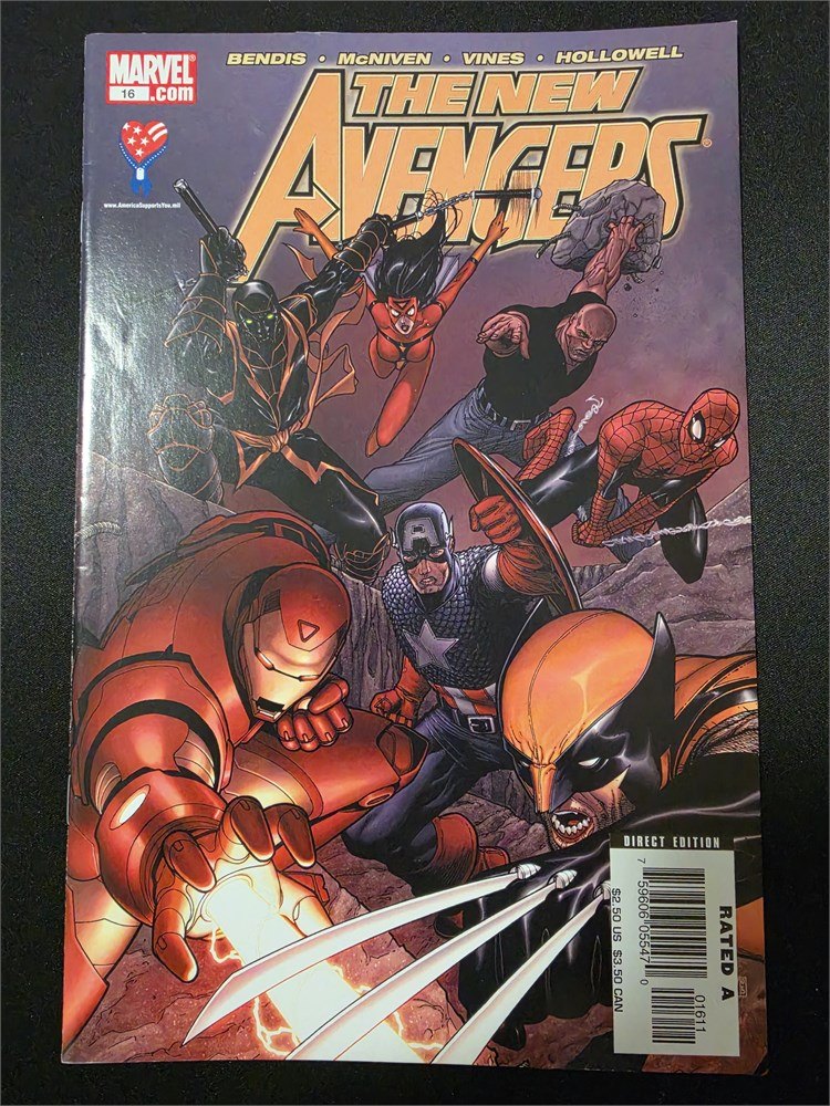 Marvel Comics The New Avengers #16 Comic Book - photo 2