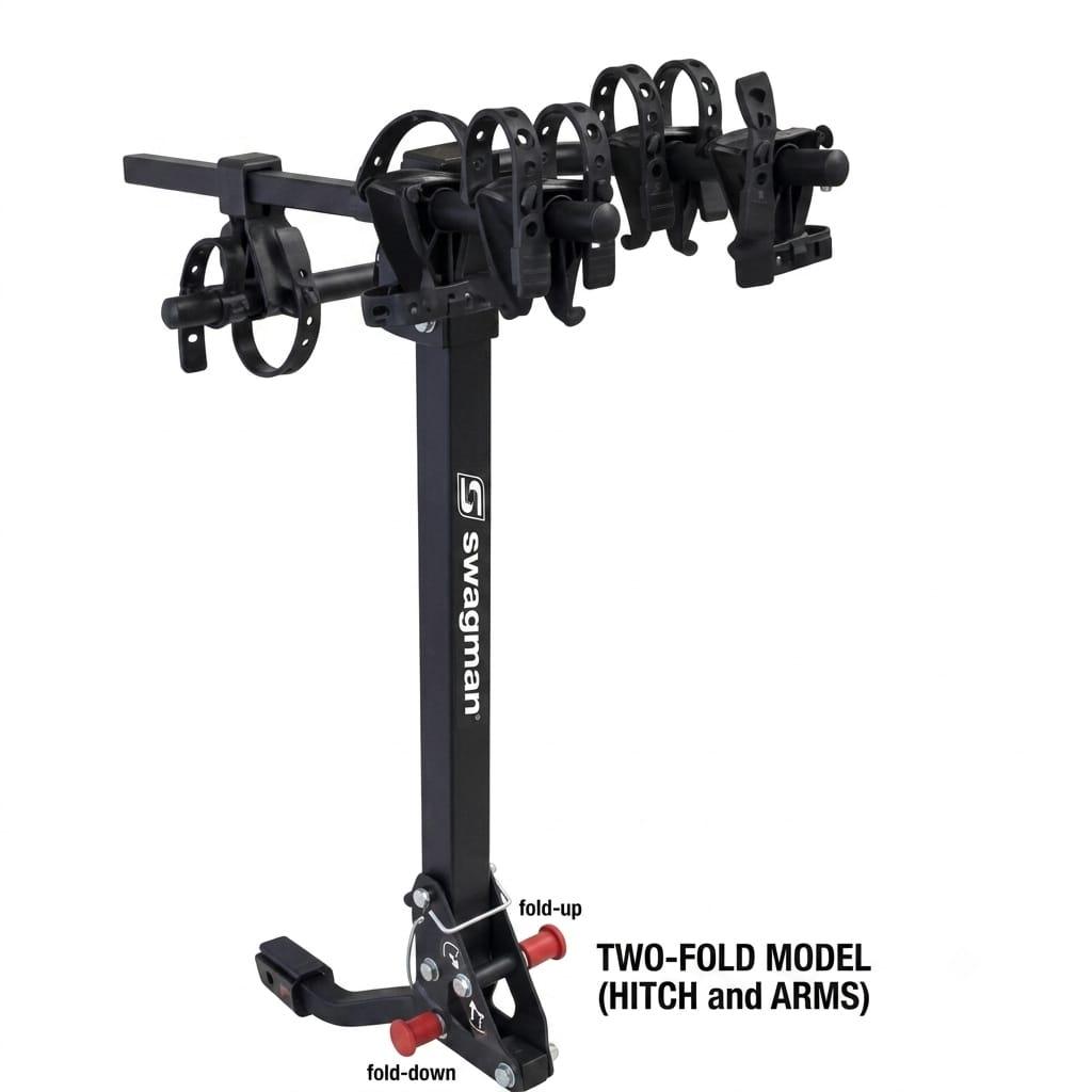 Bike Rack (2 Folding Hitch Mount Bike Rack)
