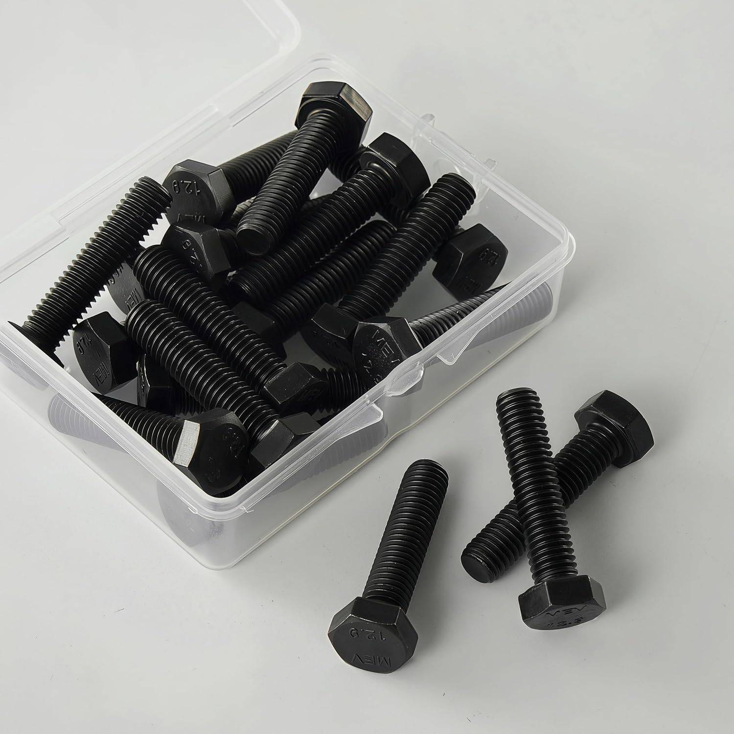 M10 x 50mm Hex Head Bolts M10x1.5 Grade 12.9 – 10 Pcs