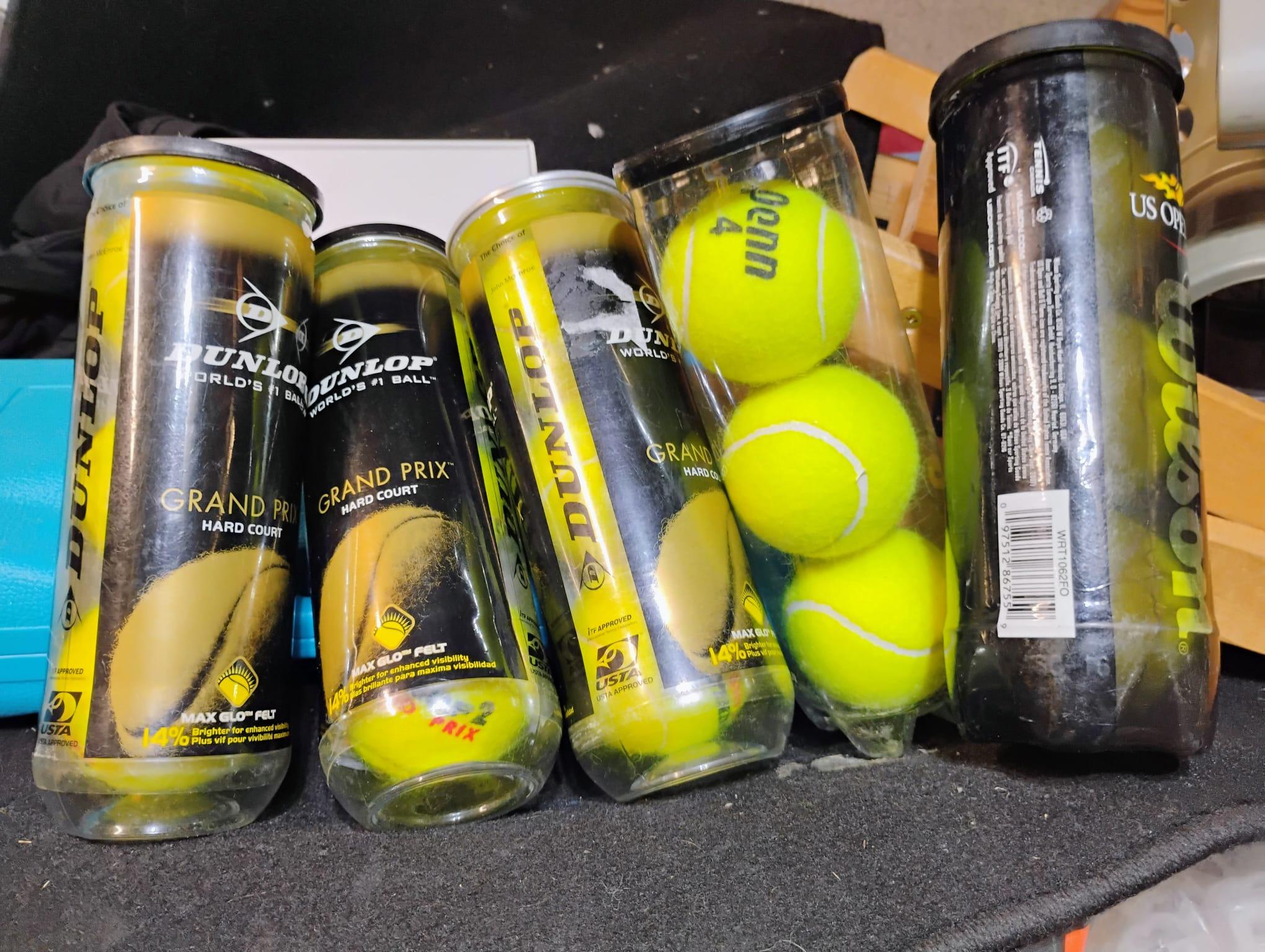 15 Dunlop, Wilson & PENN Tennis Balls Brand New Sealed