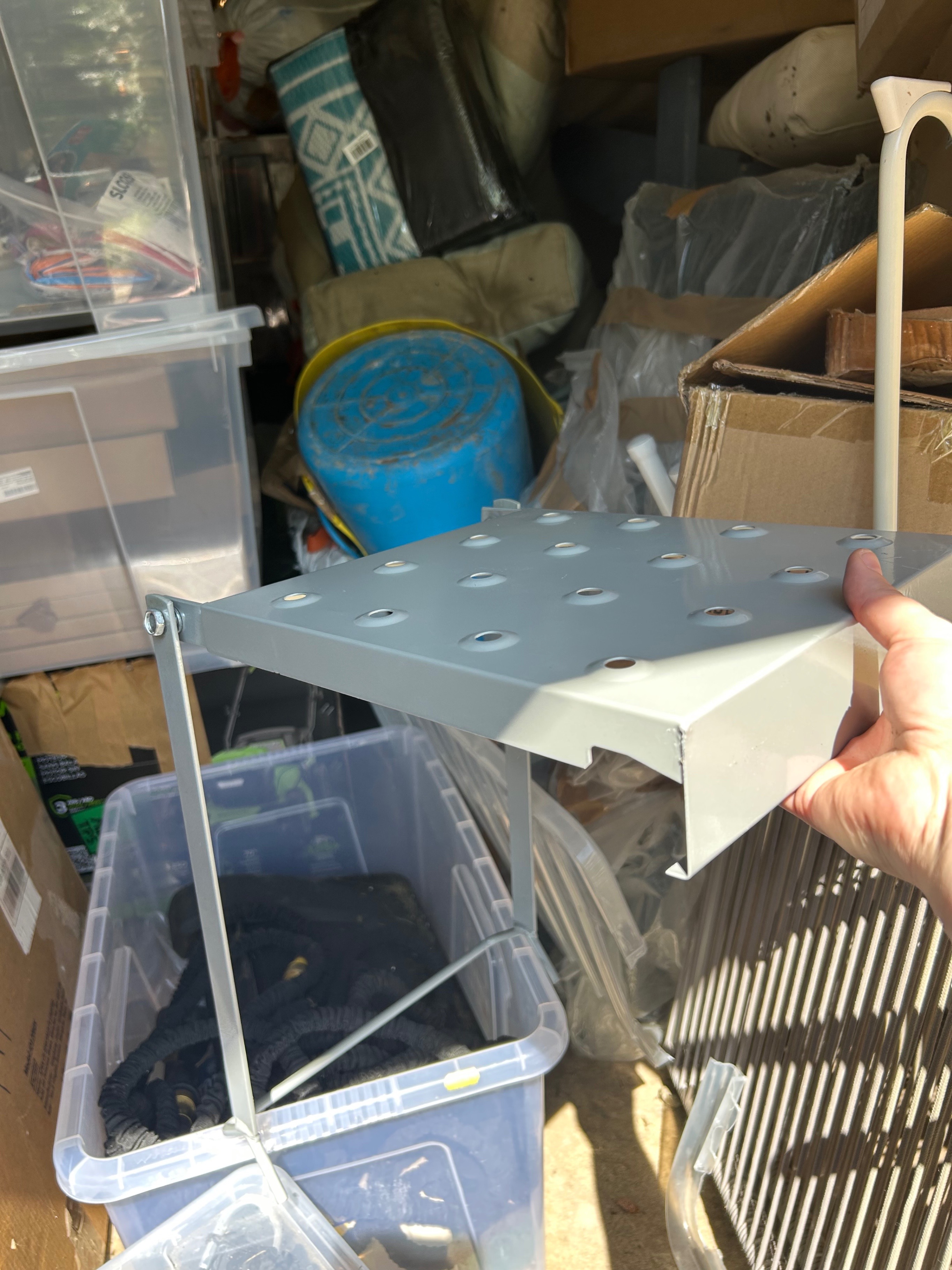 Heavy Duty Stainless Steel Folding Utility Shelf - photo 2