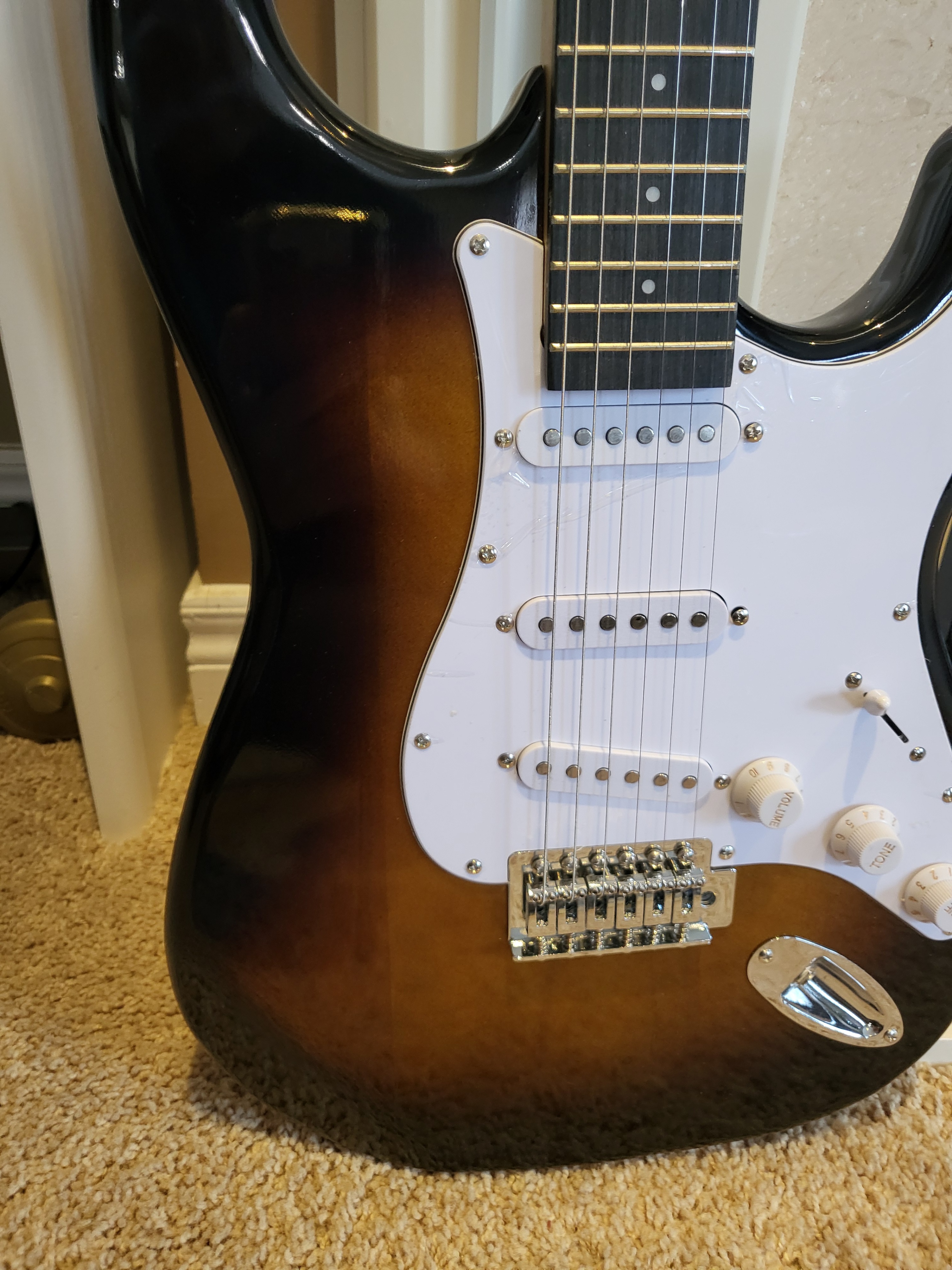 Sunburst ST-Style Electric Guitar – Perfect for Beginners - photo 3