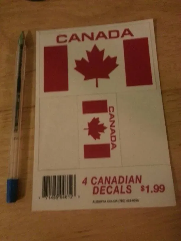 Free Canadian Decal Stickers -- 2 Left - photo 3