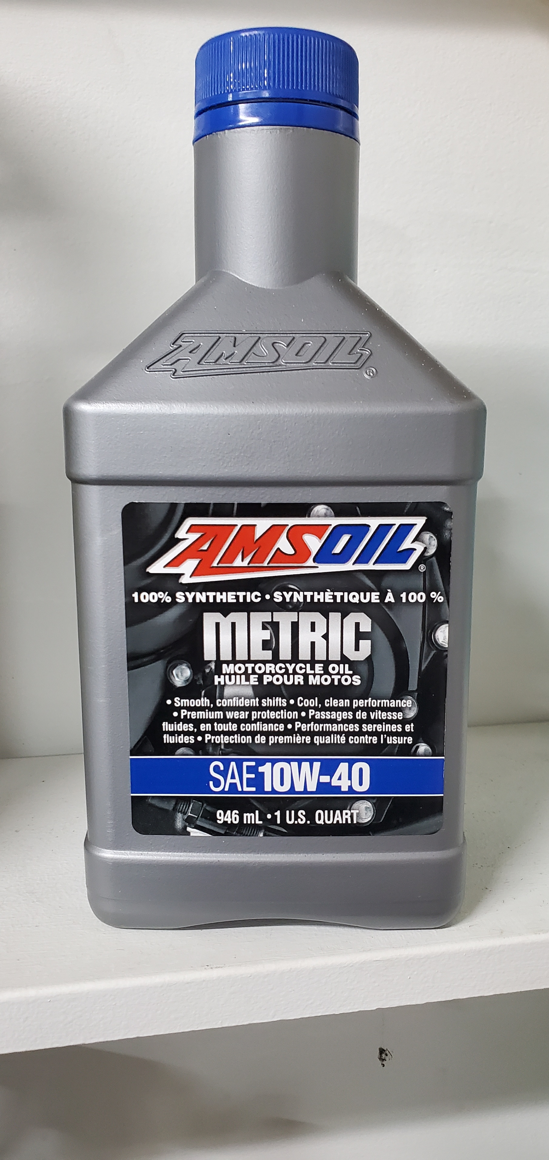 AMSOIL 10W-40 METRIC MOTORCYCLE OIL