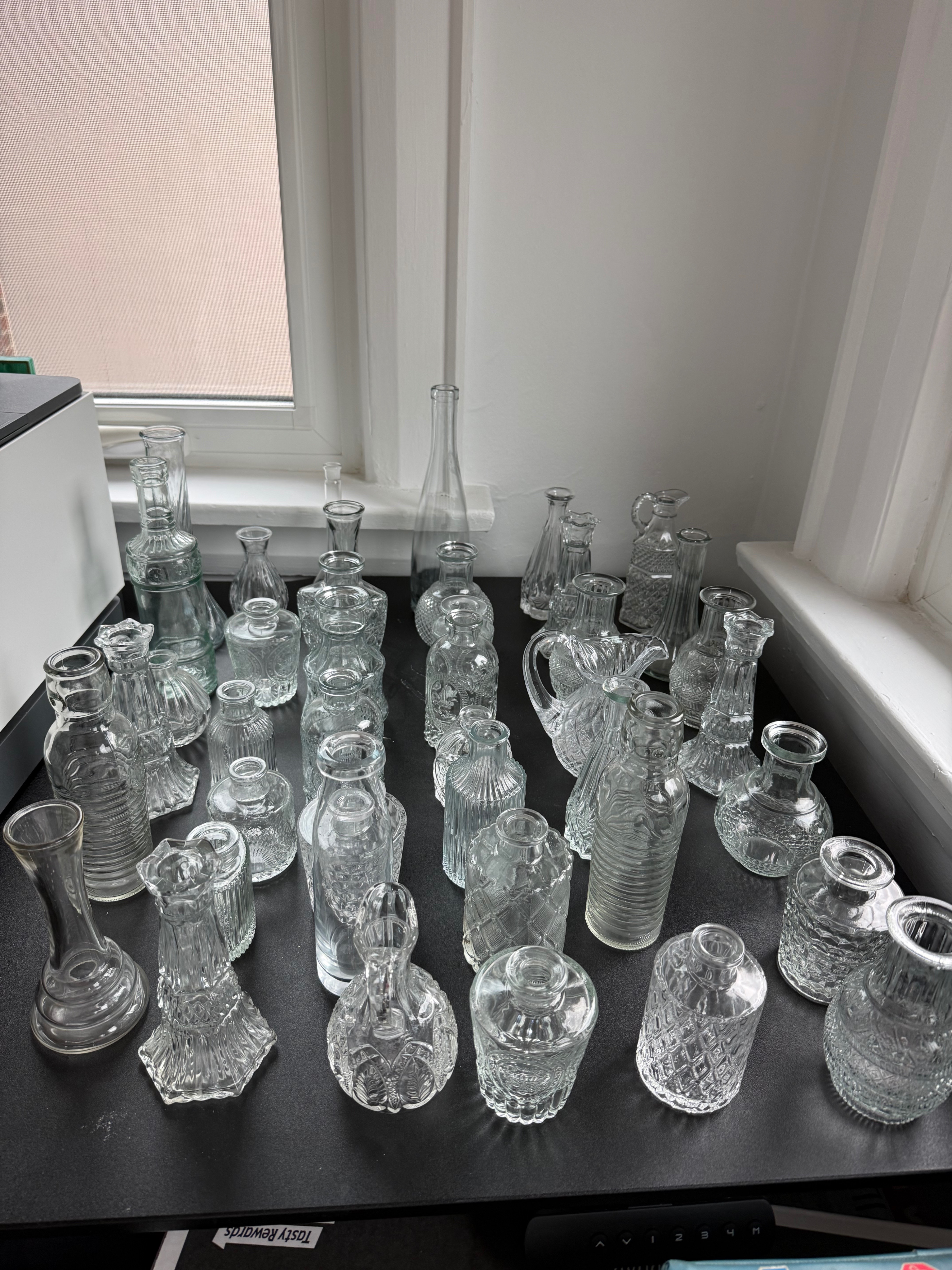 45 Assorted Clear Bud Vases - photo 2