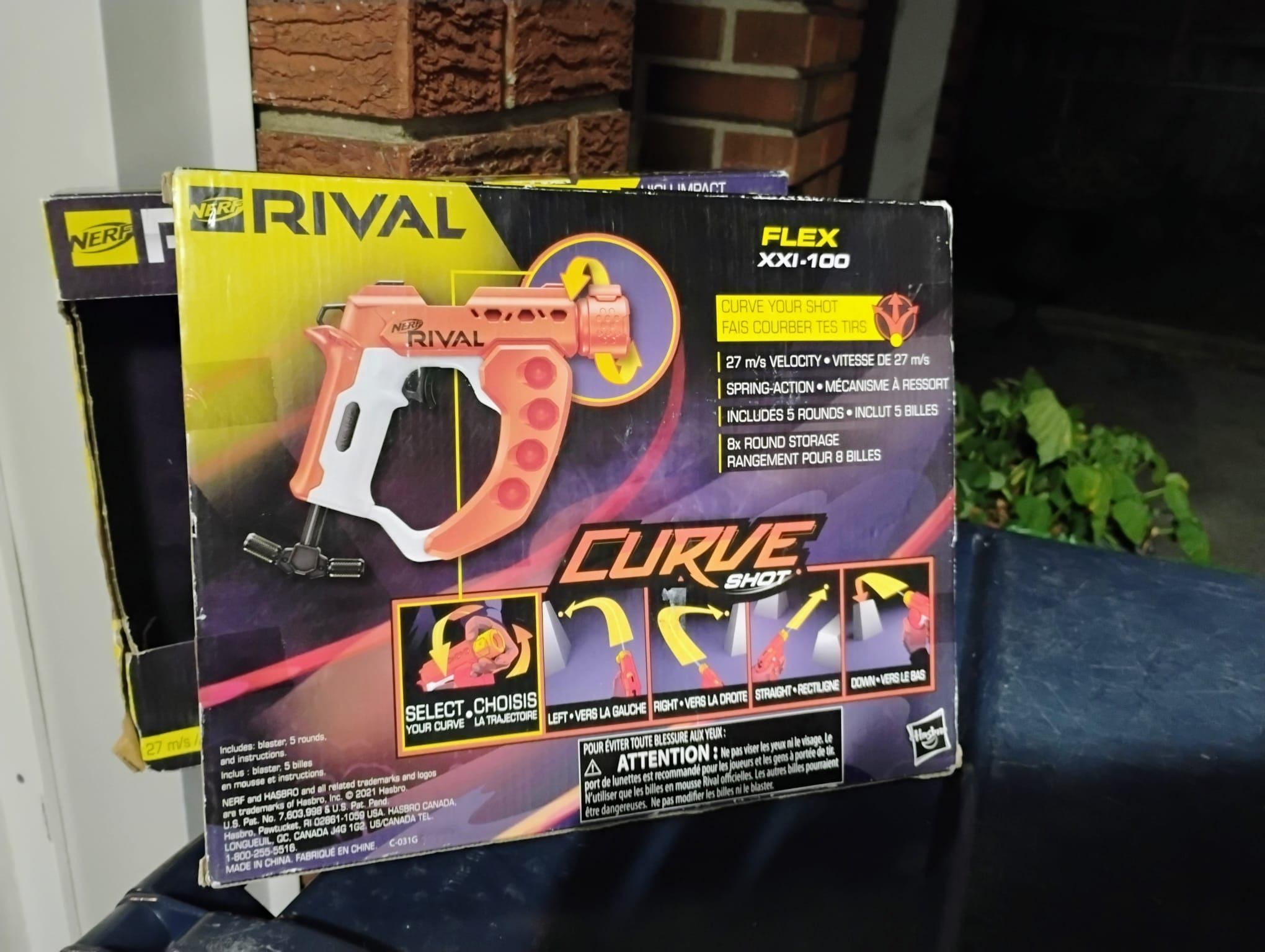 LOT of 2 Nerf Rival Curve Shot - photo 2