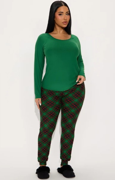 FashionNova-WinterMood Matching Family Long Sleeve PJ Jogger Set