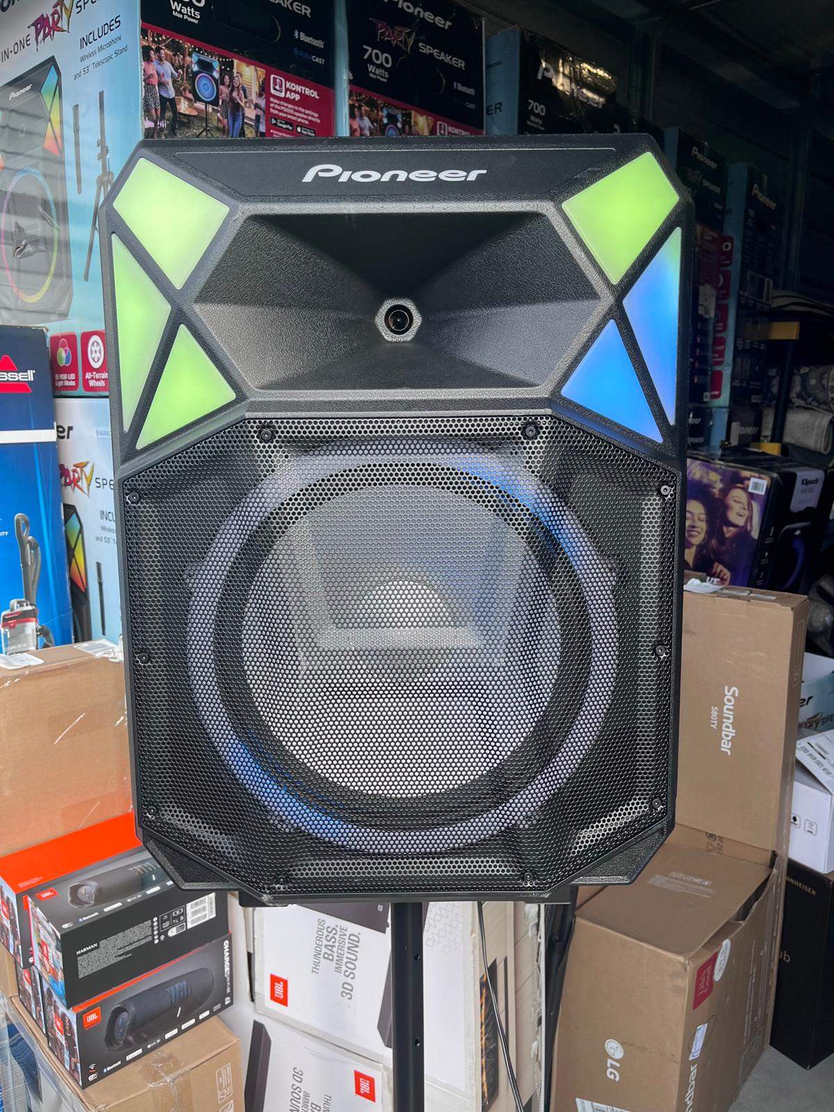 Pioneer PSX615 700W Karaoke Party Speaker + Mic, Tripod, Lights