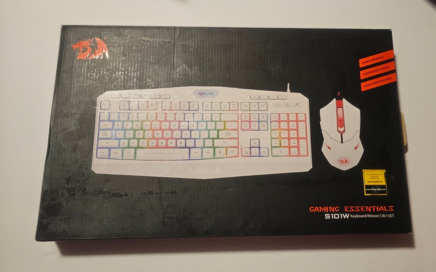 Redragon S101 RGB Gaming Keyboard & Mouse Combo – Wired - photo 2