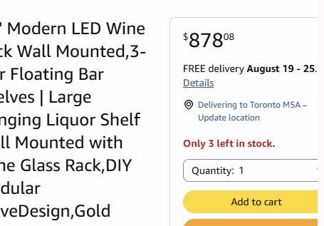 45. NEW LED Metal Wall Mount Wine Rack - photo 3