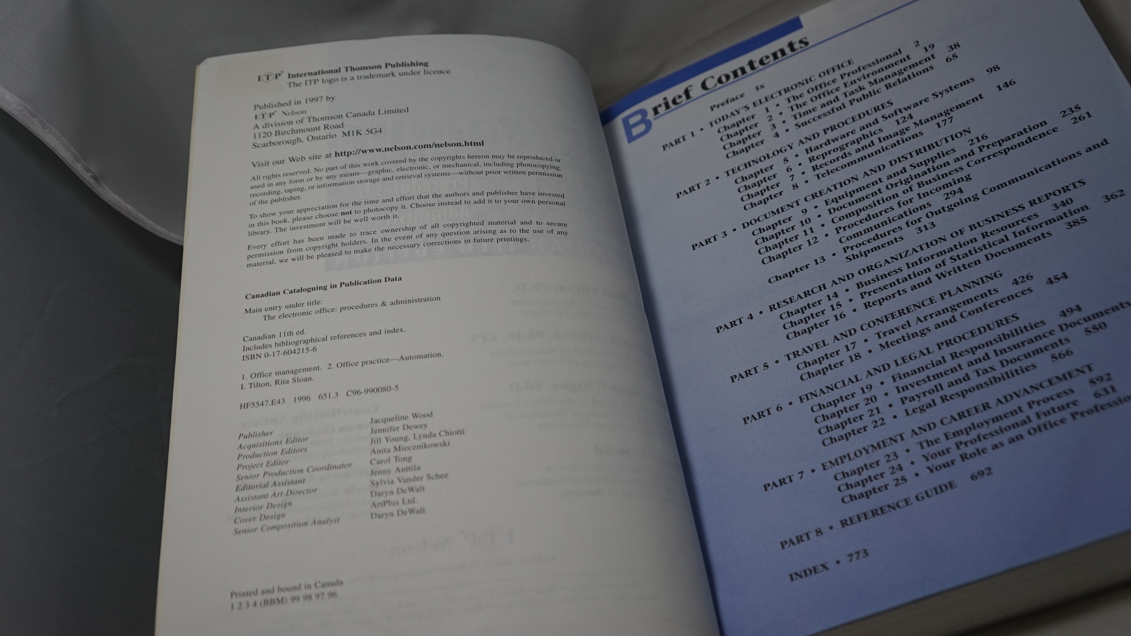 Electronic Office Procedures & Administration Canadian 11th Ed T - photo 3
