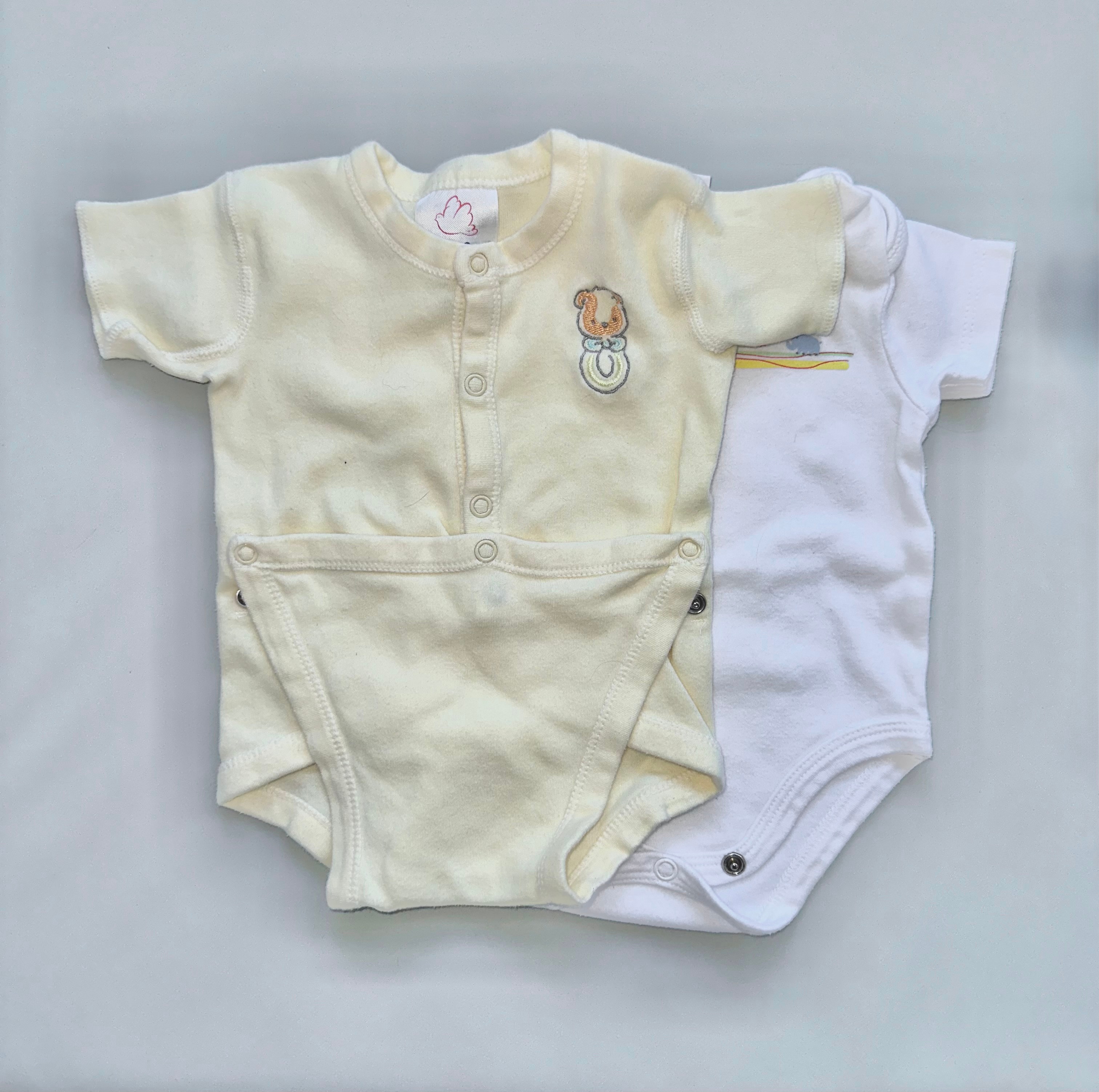 Baby Short Sleeve Bodysuits Tees Bundle - Newborn - photo 5
