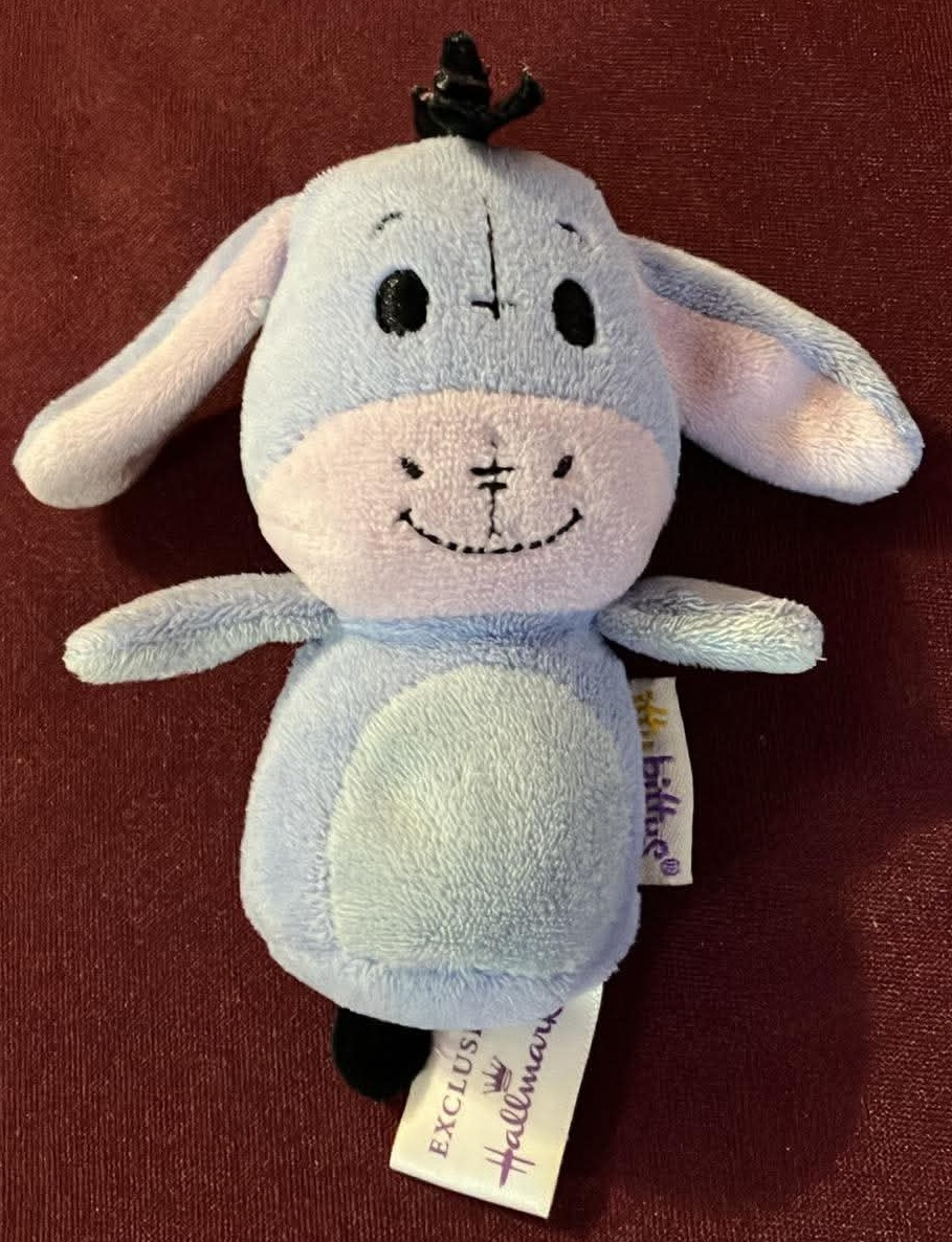 Disney Hallmark Itty Bitty Winnie The Pooh Eeyore Plush - 4 Inch