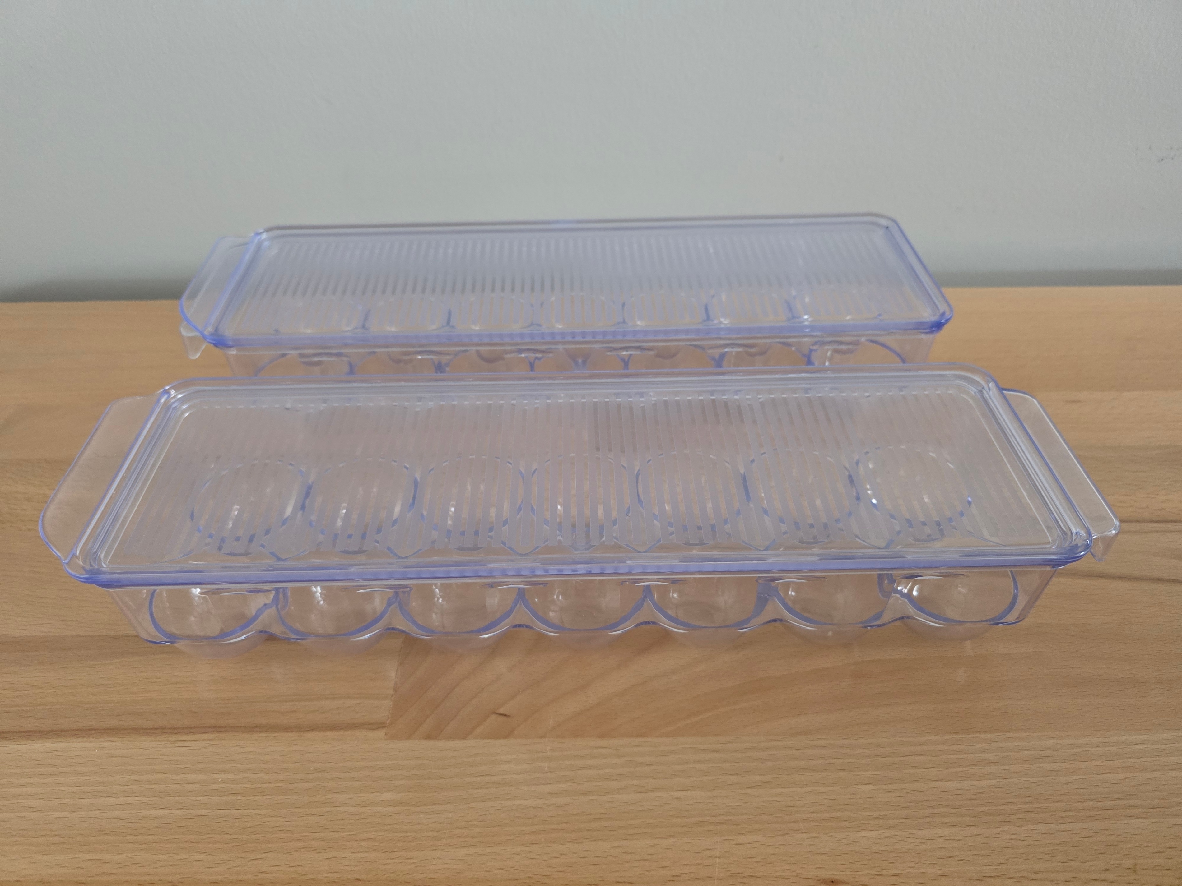 2 Egg Cartons Acrylic with lids - photo 2