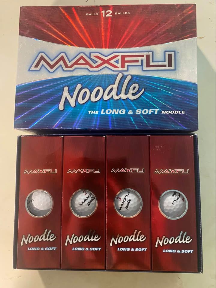 ⛳ New in Box Golf Balls — Sleeves & Full Dozens | Maxfli Noodle - photo 4