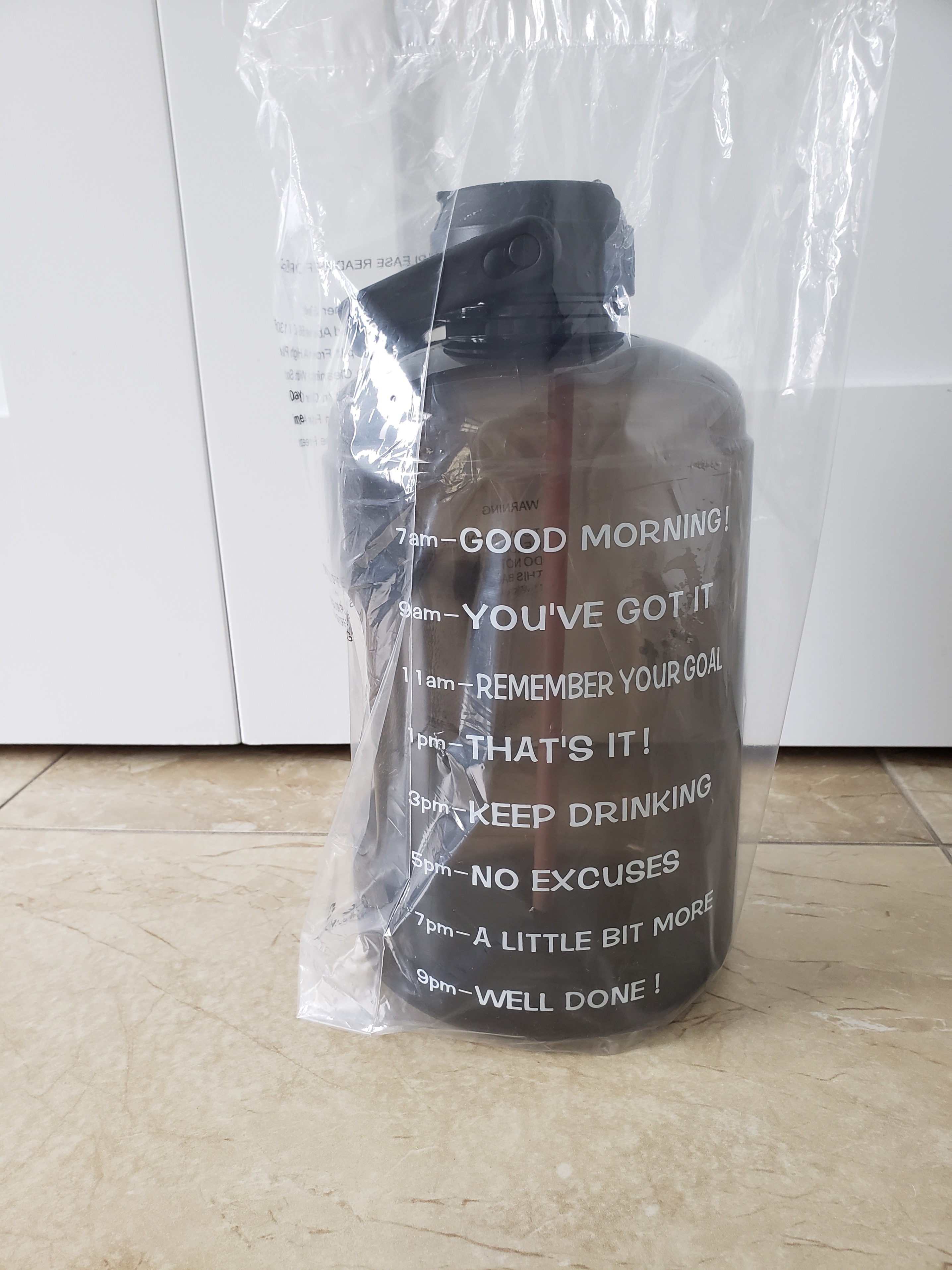 Motivational 1 Gallon Water Bottle - photo 2