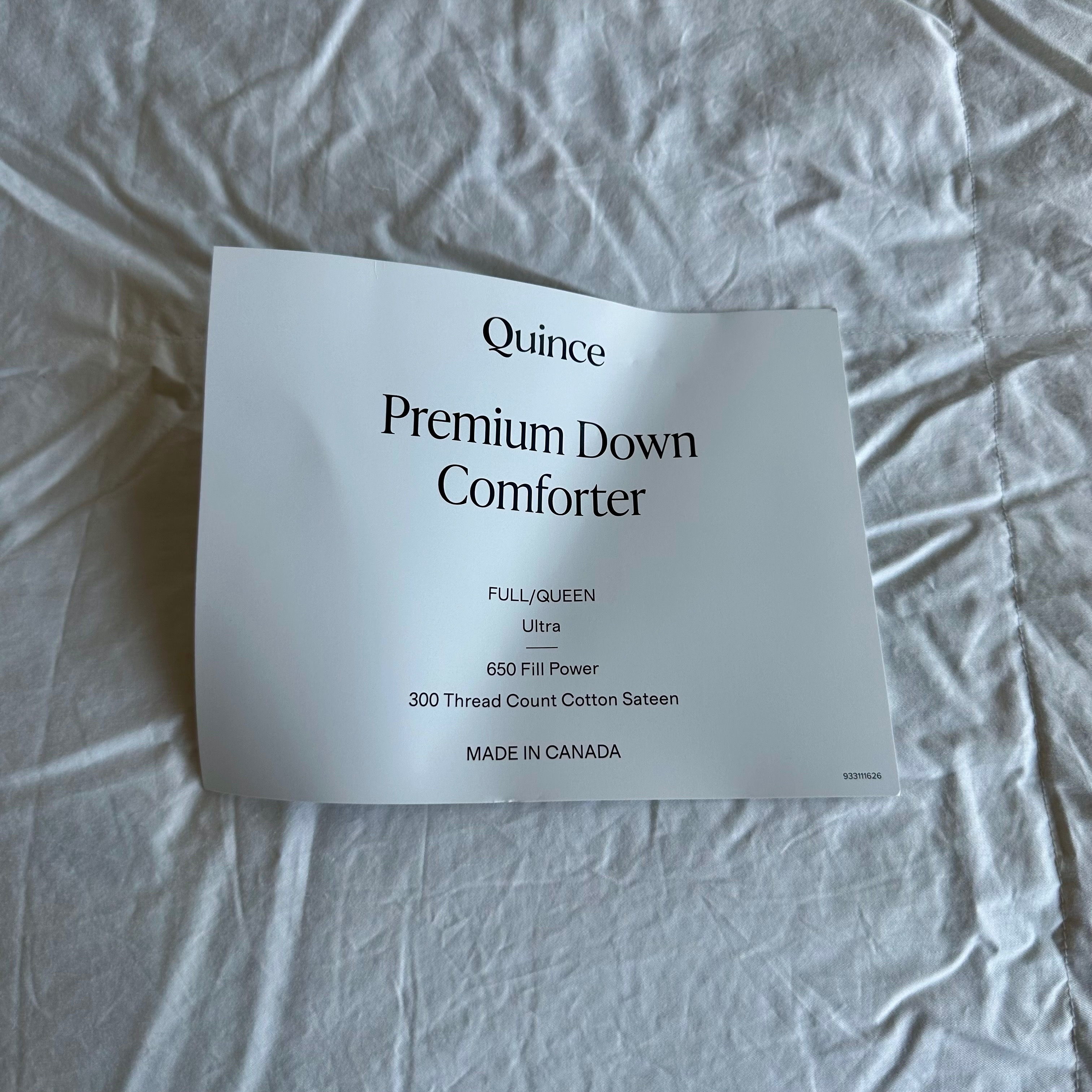 Quince Premium Down Comforter - Full/Queen - photo 3