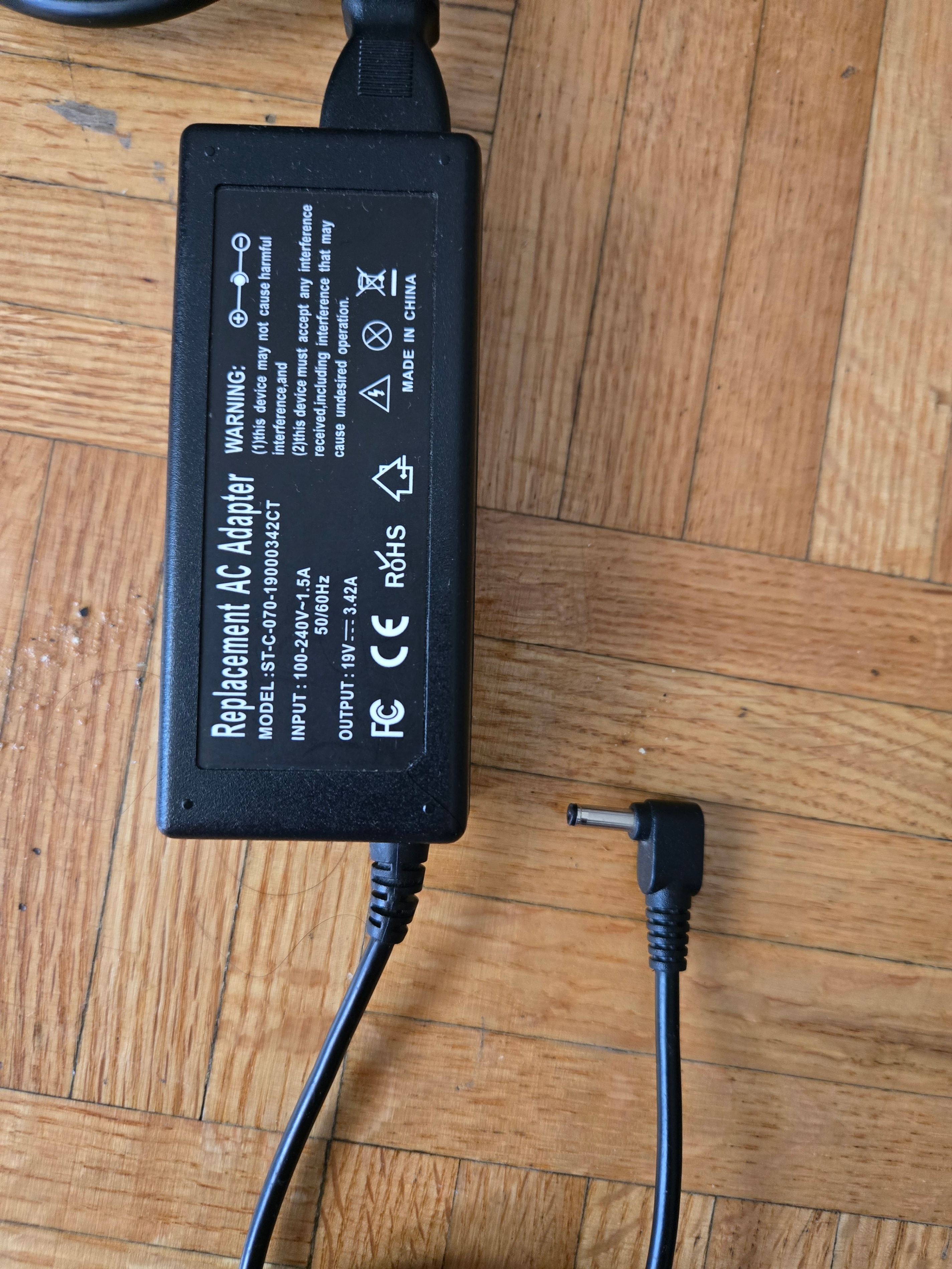 Replacement AC Adapter 19V 3.42A