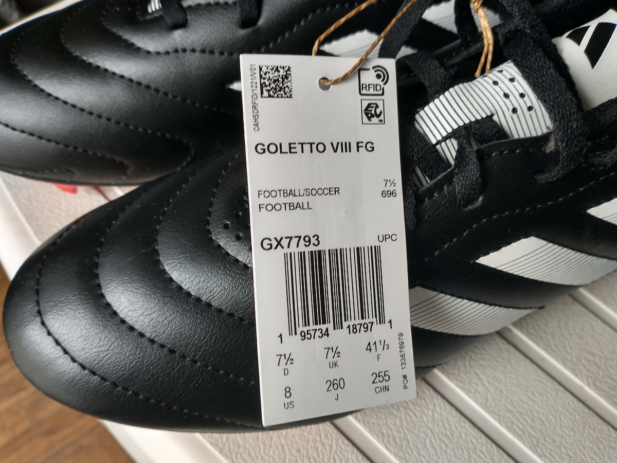 Goletto adidas Firm Ground Soccer Cleats - New - Unisex - photo 2