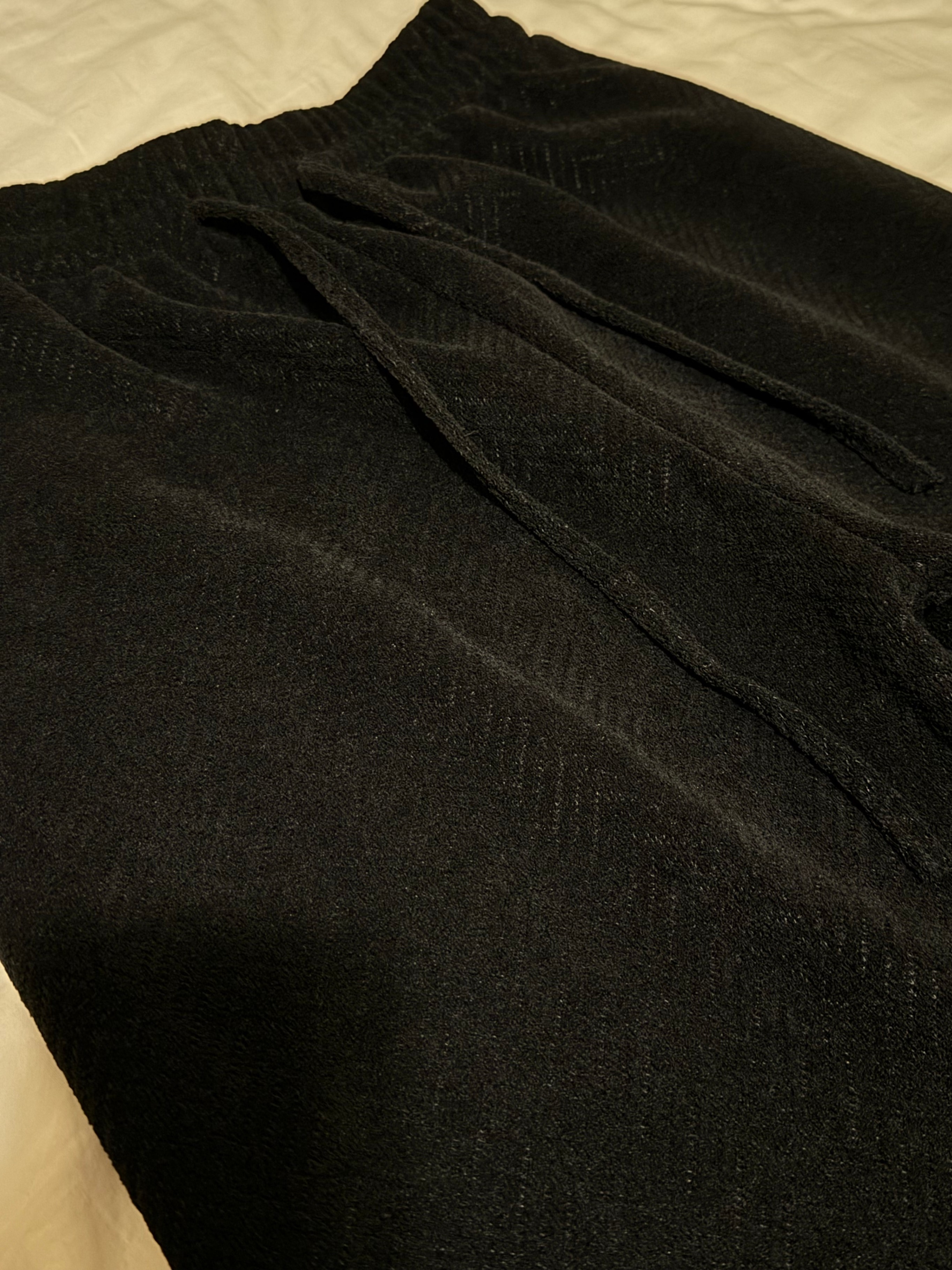 Women’s Black Winter Wide-Leg Pants – Warm & Thick - photo 4