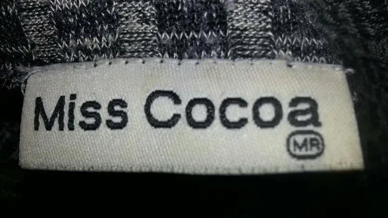 Grey (Black And White) Miss Cocoa Shirt Size Medium But Could... - photo 4
