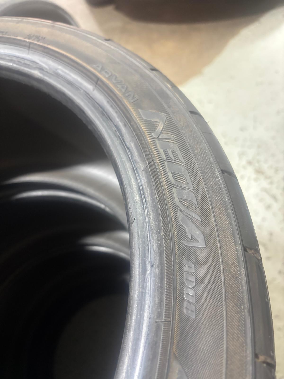 4 AlmostNEW 265/35/R18 Yokohama Advan–Impreza/Lancer/Type R/TT - photo 5