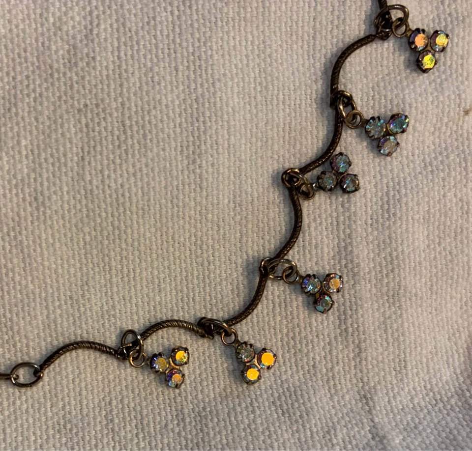 Vintage Bellagio USA Vintage Aurora Borealis Crystal Necklace - photo 2