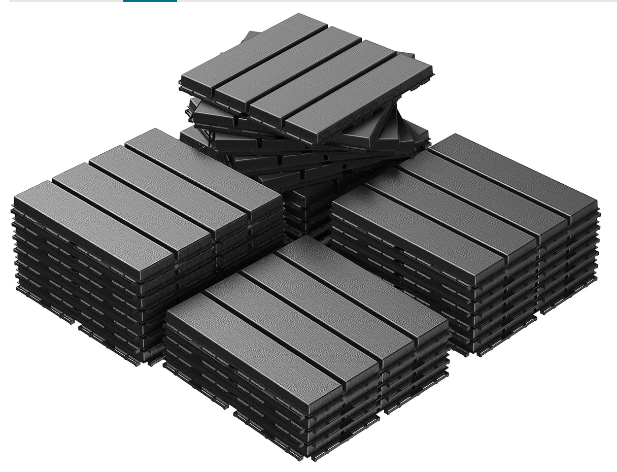 New 43 sq ft Goovilla Interlocking Deck Tiles (43 pcs)