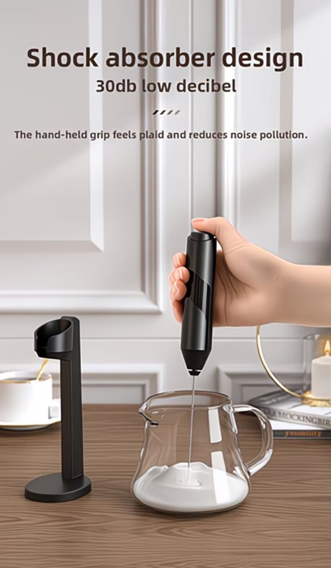 Brand new Cliton Black Electric Milk Frother - photo 3