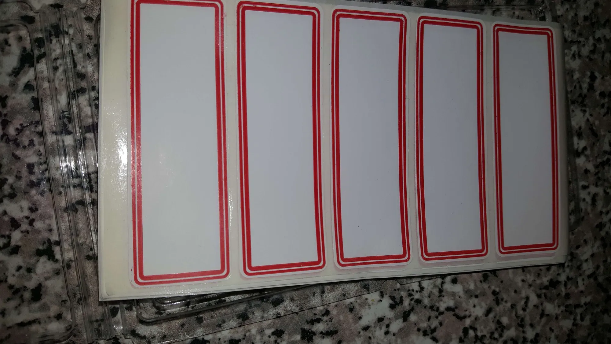 Report Cover Labels -- 1" × 3" -- office supplies