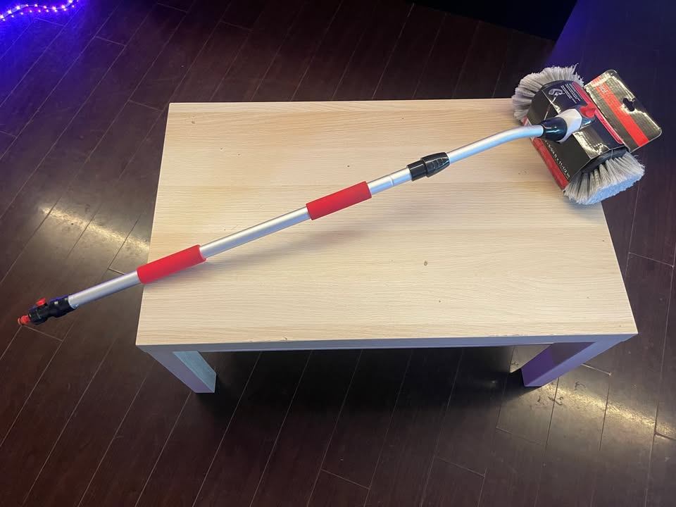 Car Detailing Brush with Liquid Spray Function with Long Pole - photo 2