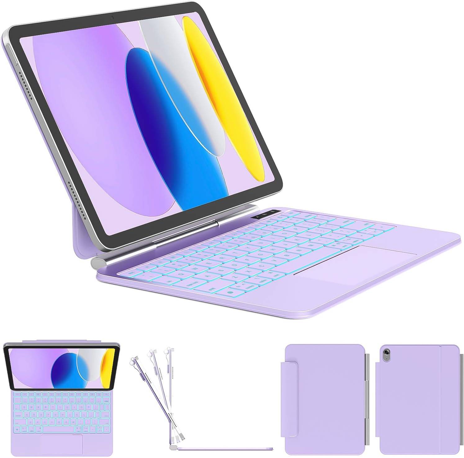 Magic Keyboard for iPad 11th 2025/10th 10.9-inch 2022,