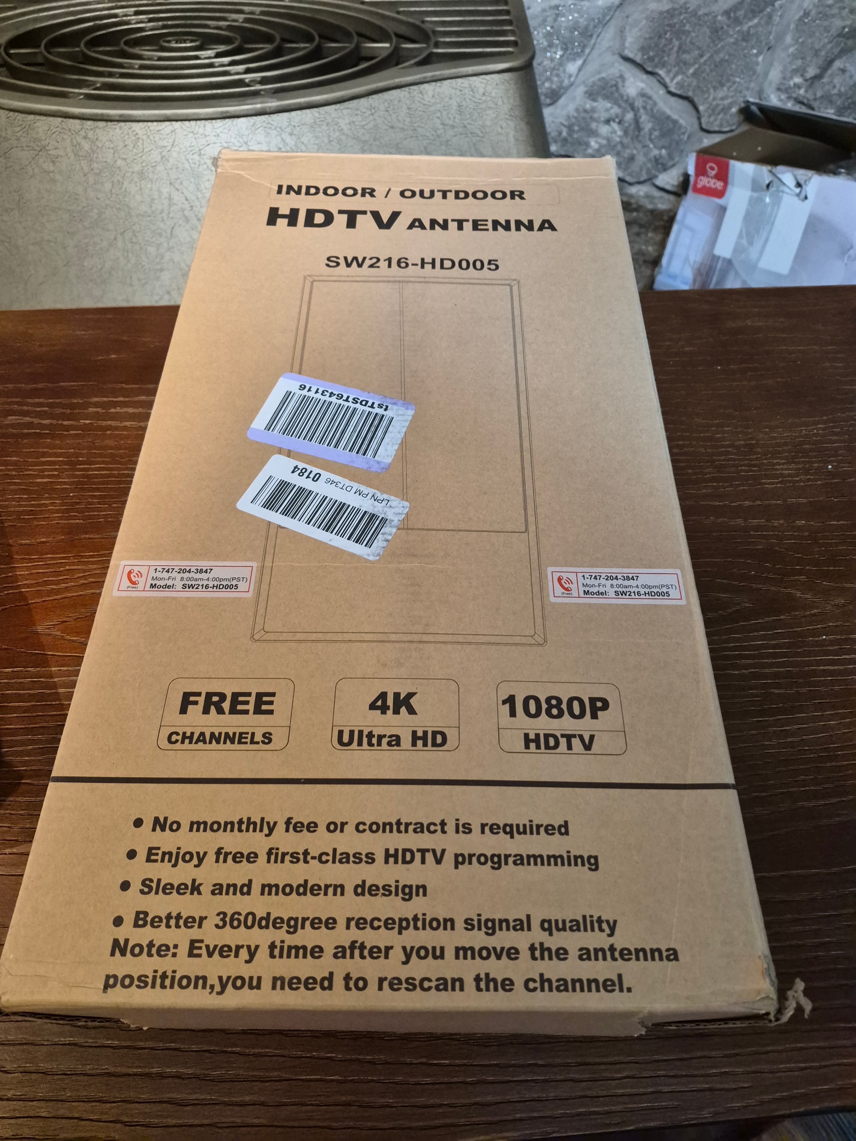 Indoor/Outdoor HDTV antenna Sw216-hd005