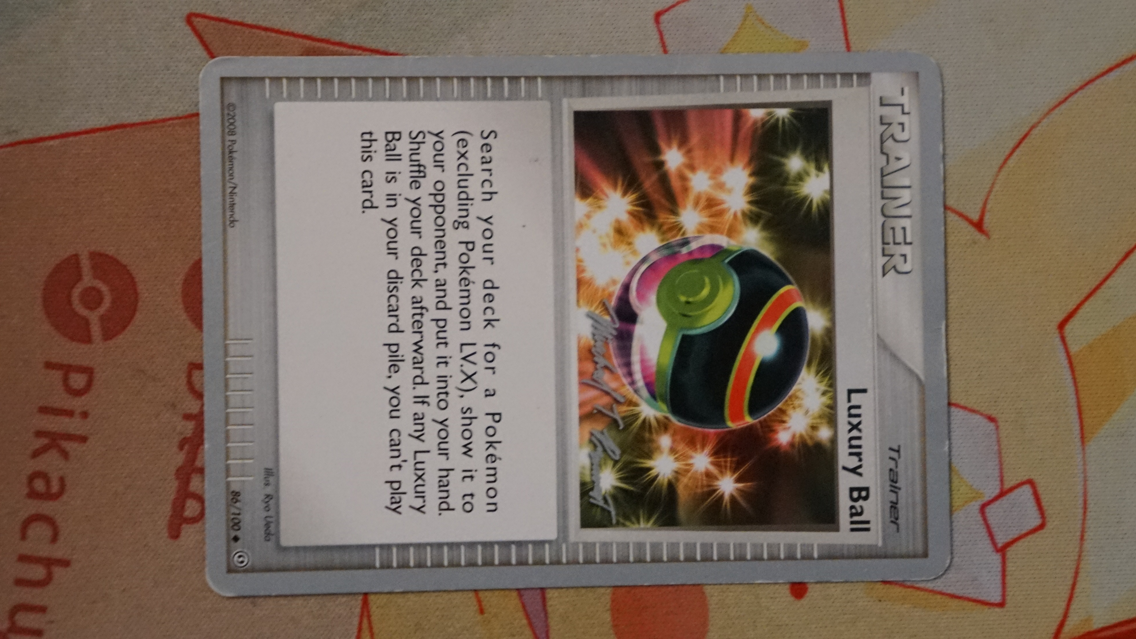 Pokemon Luxury Ball 86/100 World Championships 2010 Deck DMG - photo 3