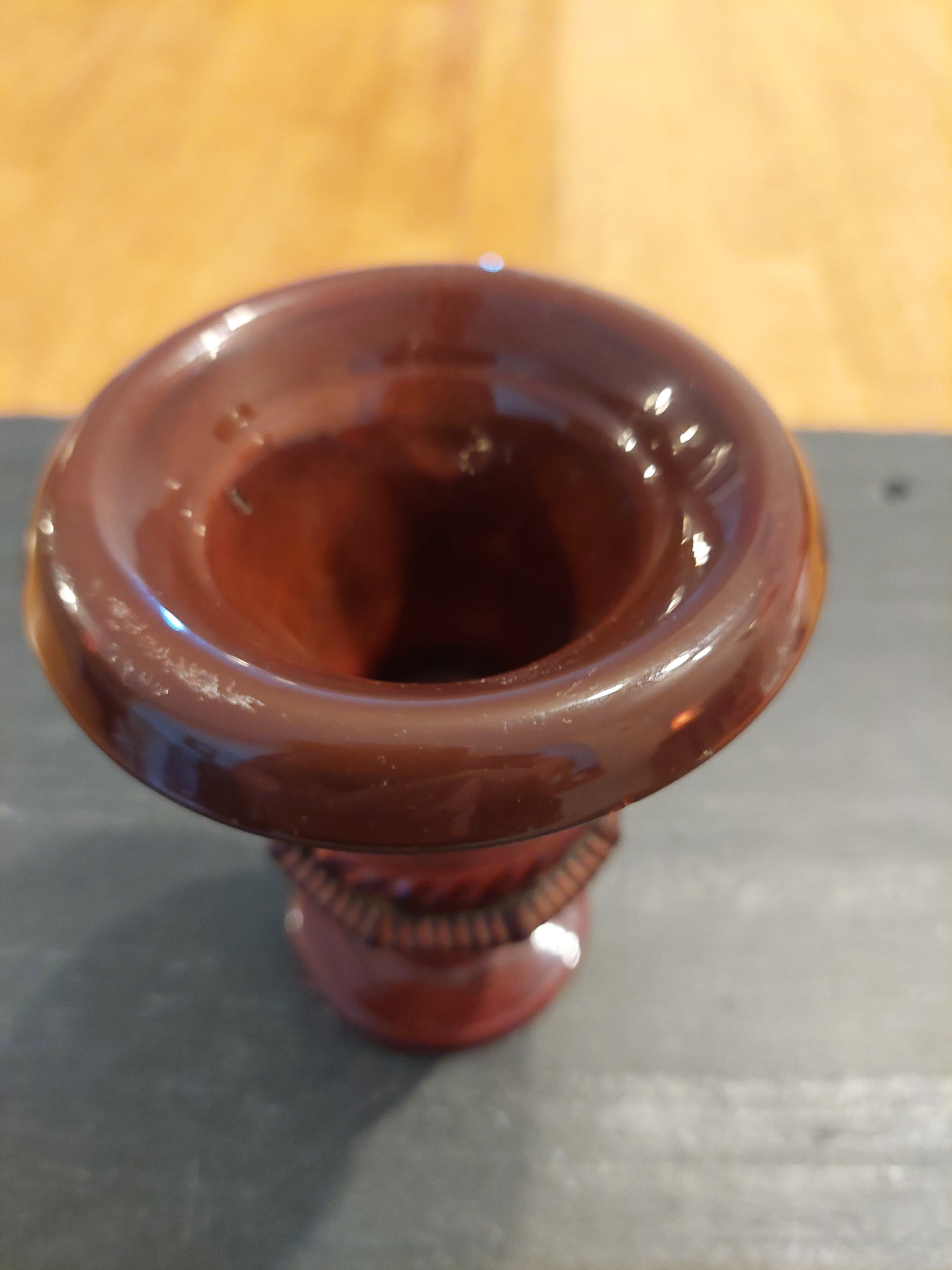Vintage Slag (end of the day glass) Vase - photo 2