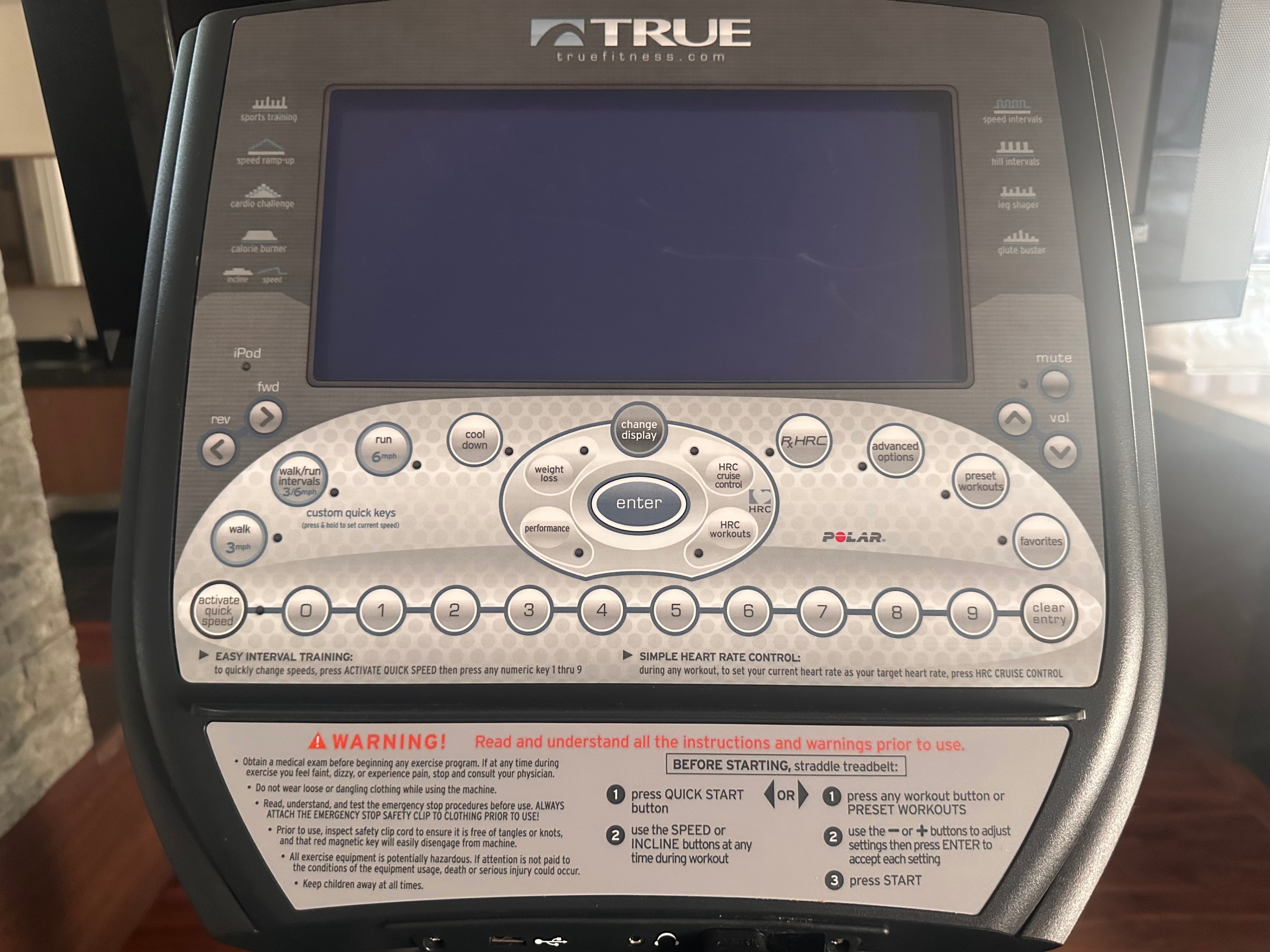 TRUE Fitness PS850 Treadmill, 4HP — DELIVERY AVAILABLE - photo 4