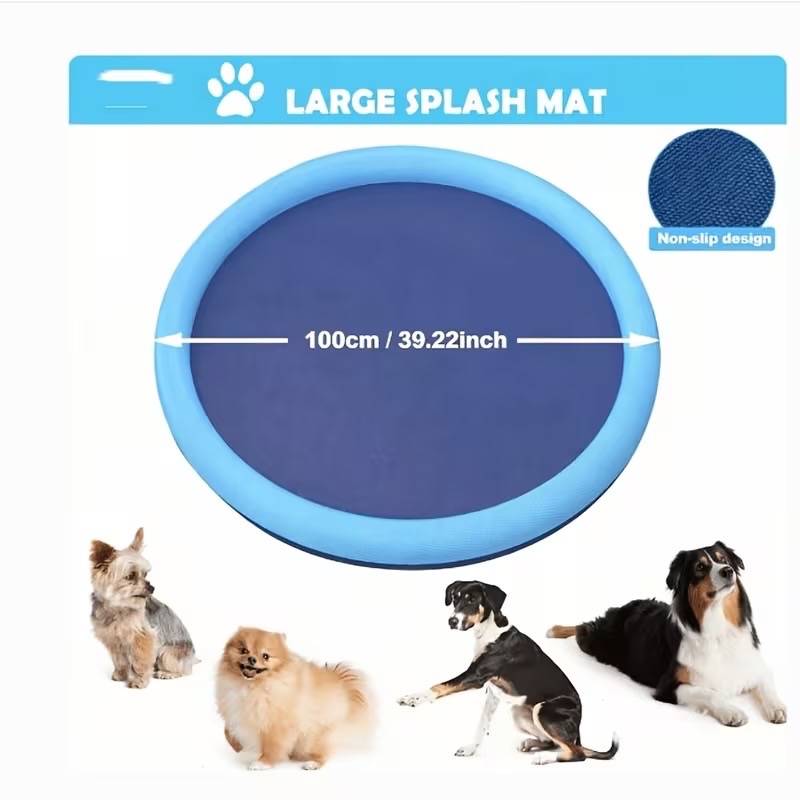 Pet Proof Splash Pad, 100cm Diameter