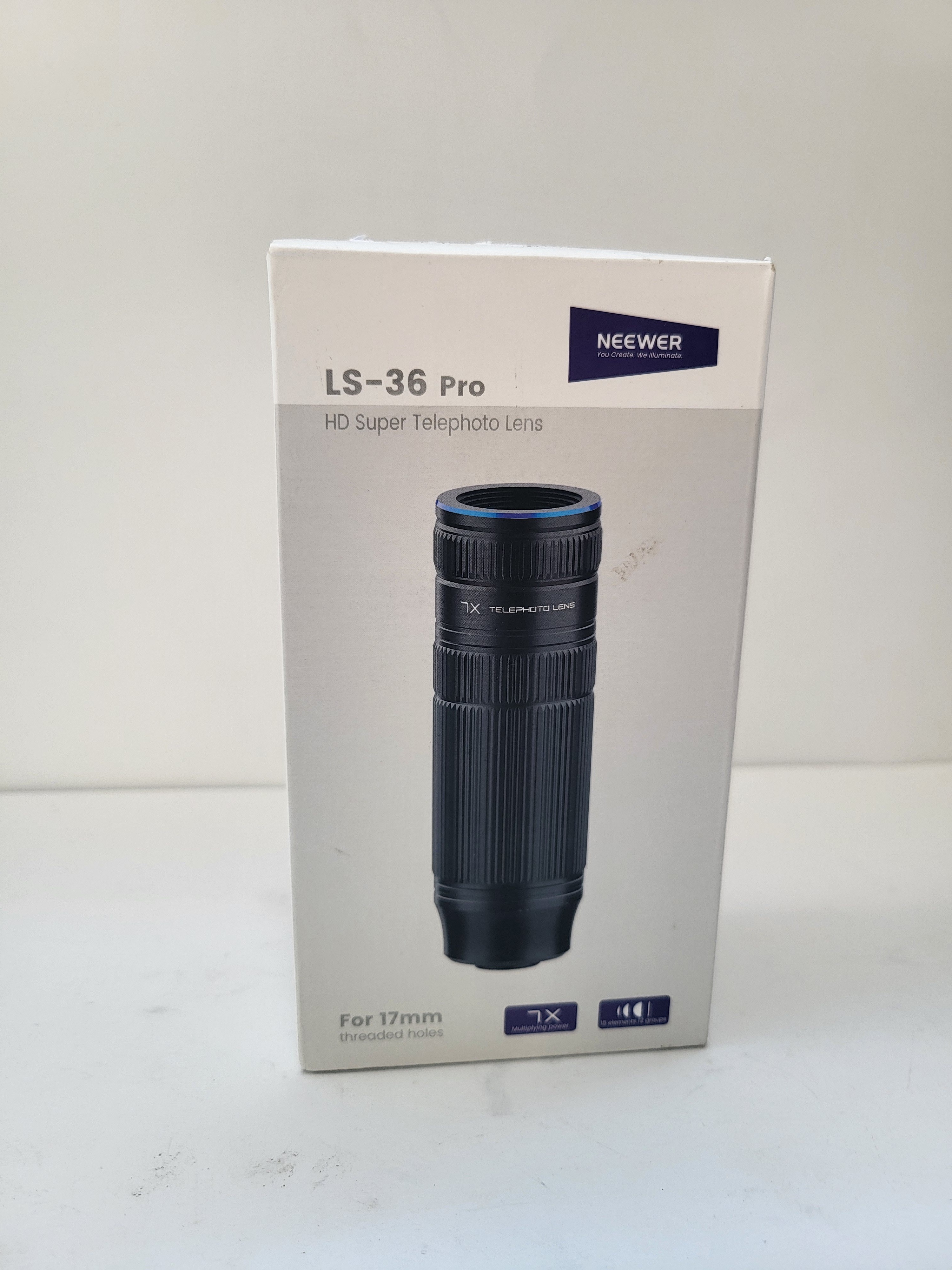 NEW NEEWER LS-36 Pro 7X HD Super Telephoto Phone Lens – 17mm