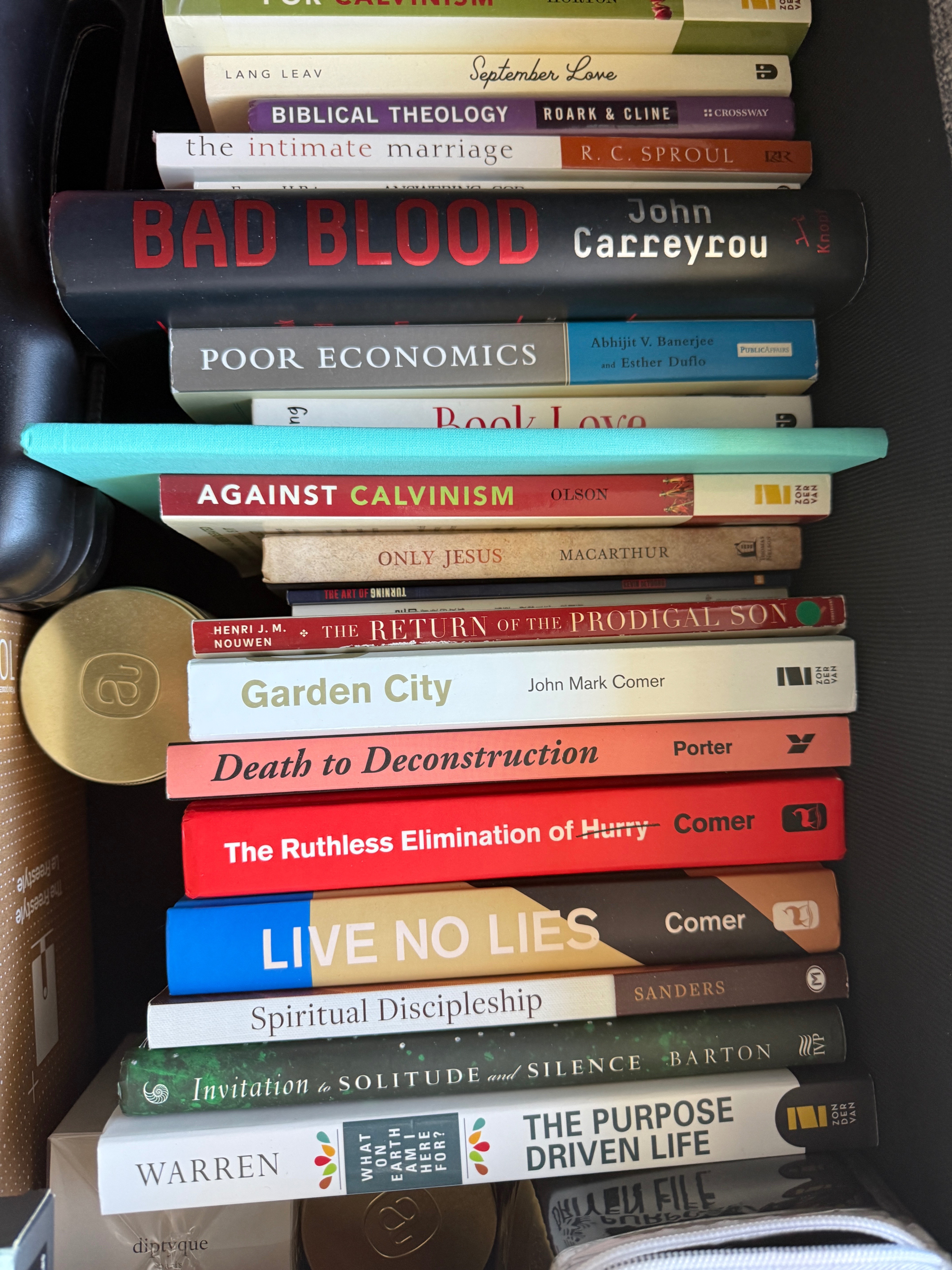 SELL: Books (by Banerjee, Keller, Lewis, Piper, Scazzero, etc.)