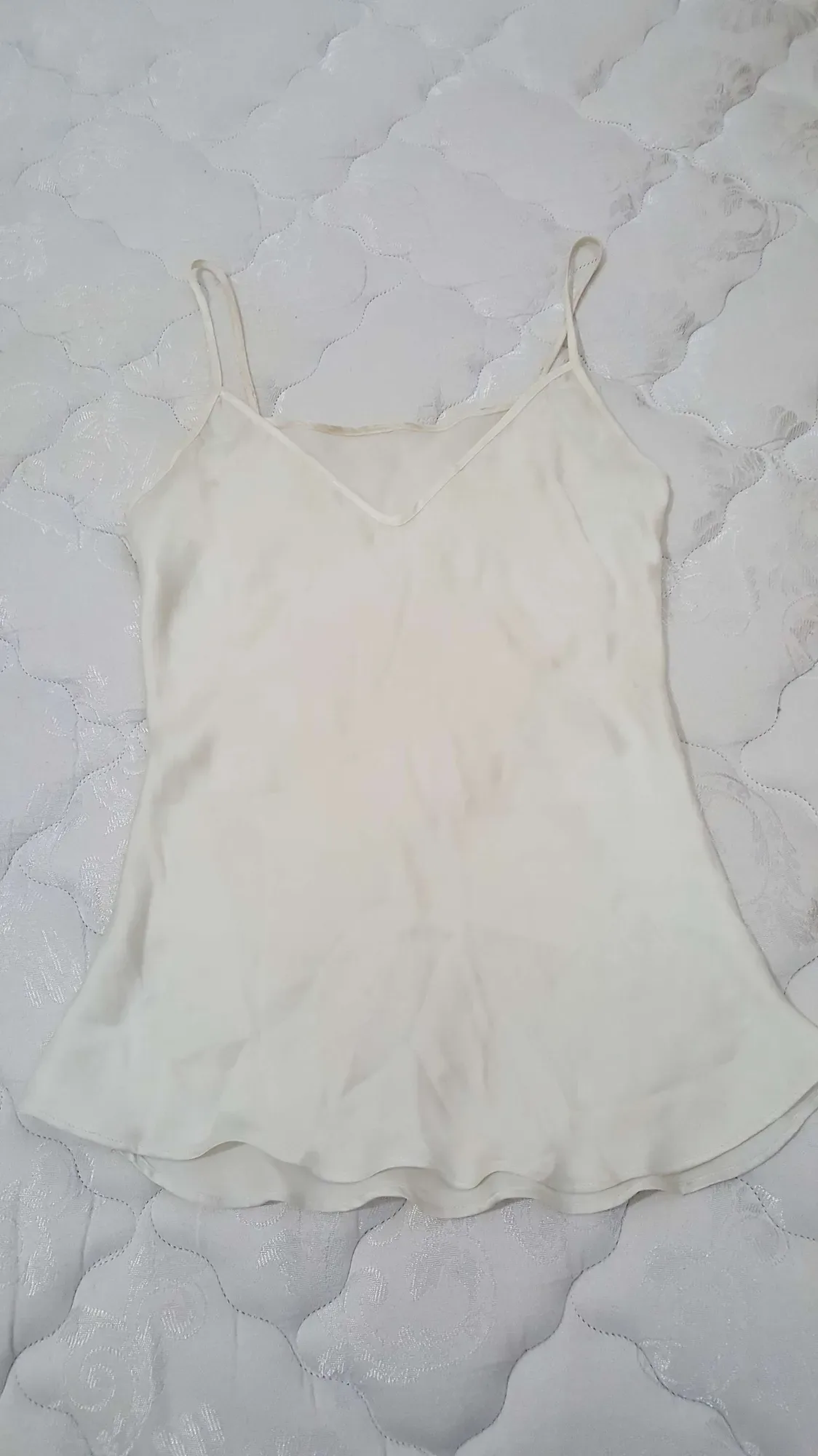 White slip shirt