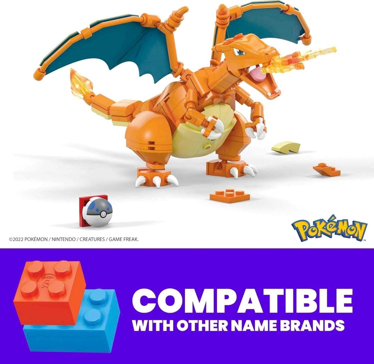 MEGA Pokémon Building Toys Set Charizard - photo 2